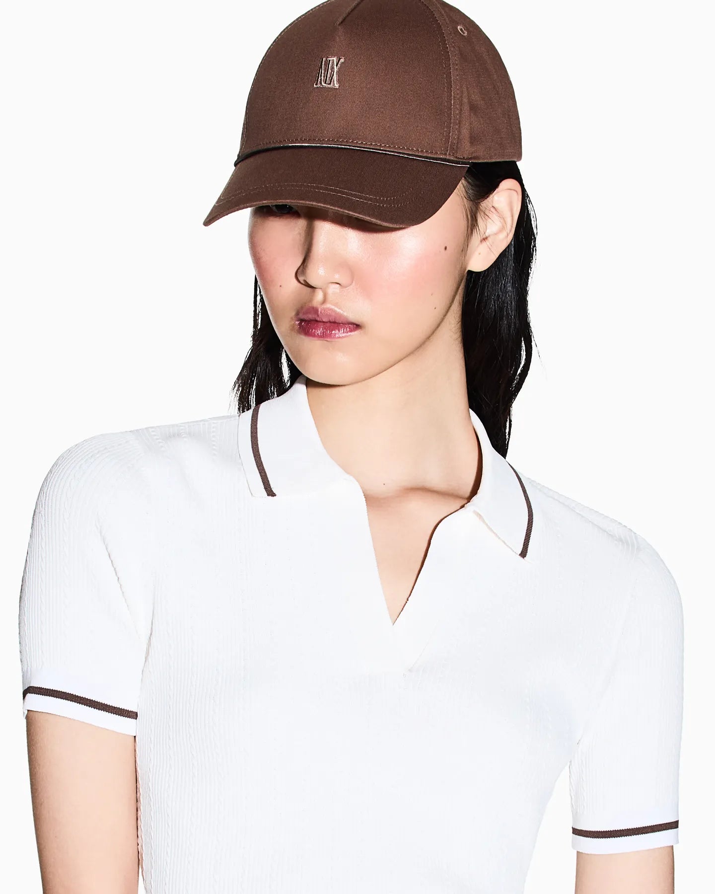 ARMANI XW002373 AF15502 Baseballkappe Cap Braun