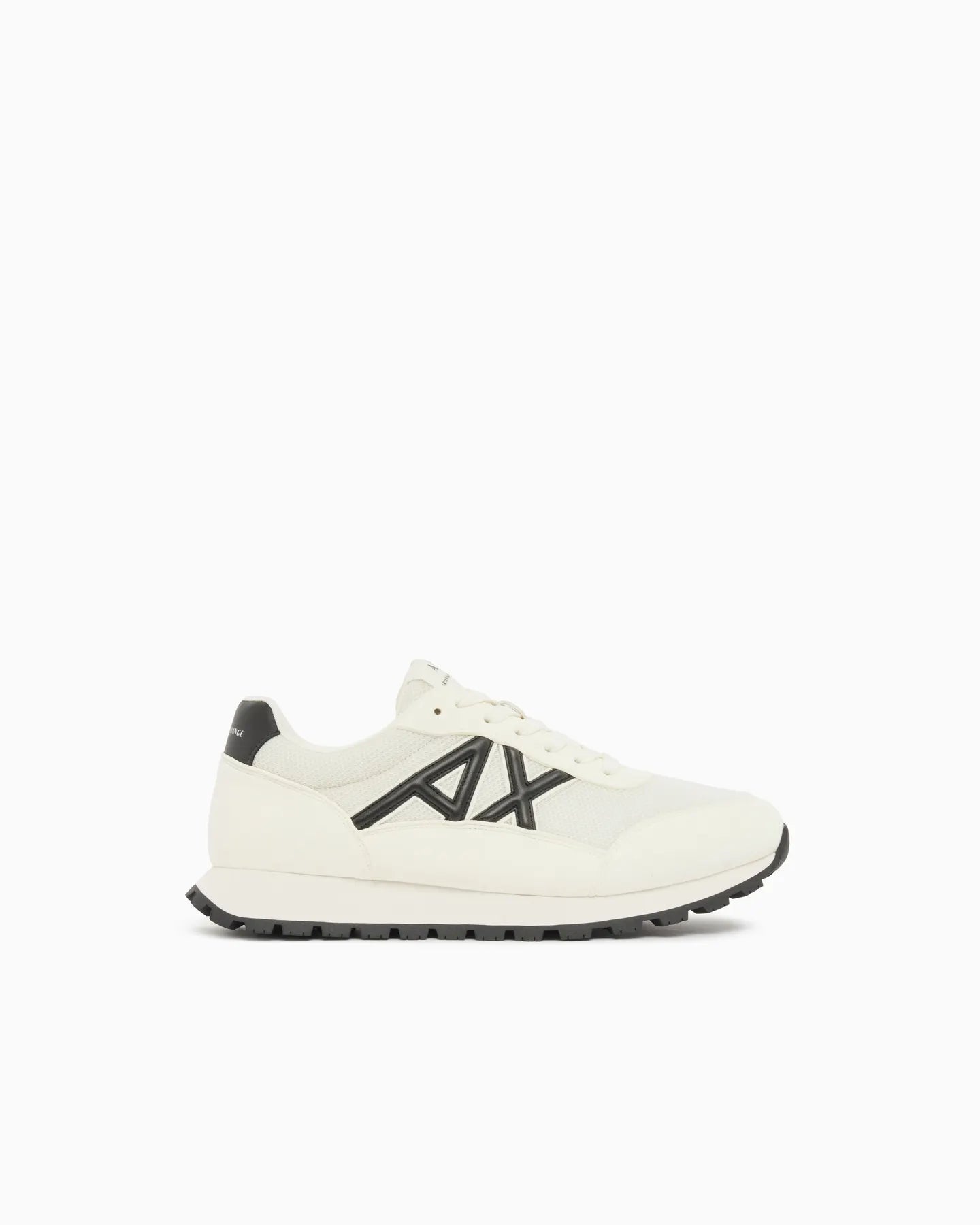ARMANI XM001960 AF19388 LEDER SNEAKER OFF WHITE