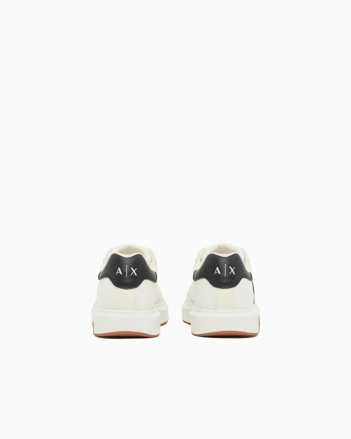ARMANI XM002687 AF22775 LEDER SNEAKER OFF WHITE