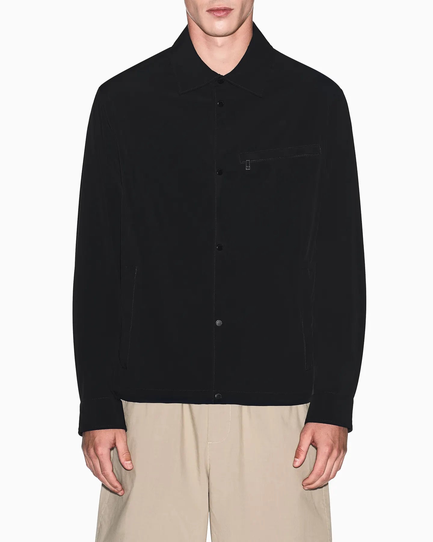 ARMANI XM002818 AF22572 OVERSHIRT BLACK UC001