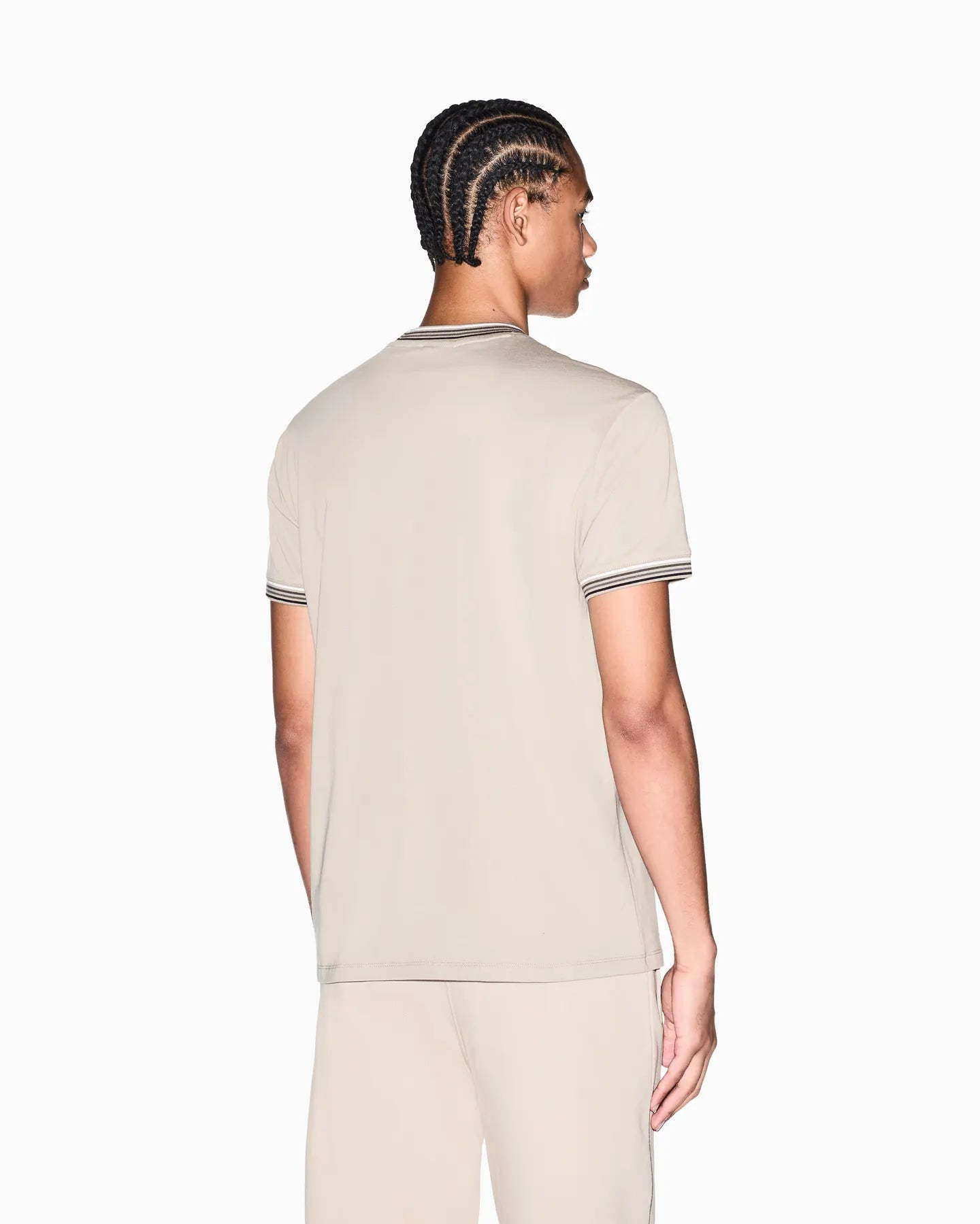 ARMANI XM002451 AF10356 HERREN T-SHIRT KHAKI U6229