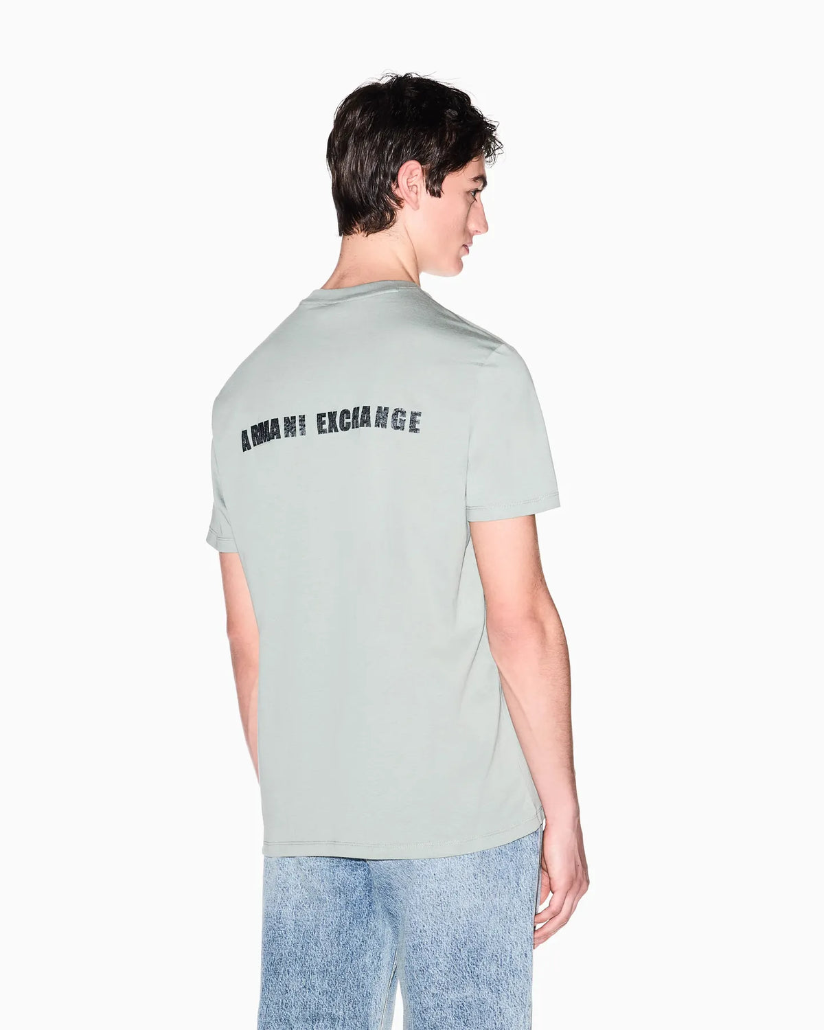 ARMANI XM002509 AF10358 HERREN T-SHIRT HELLGRÜN U7210