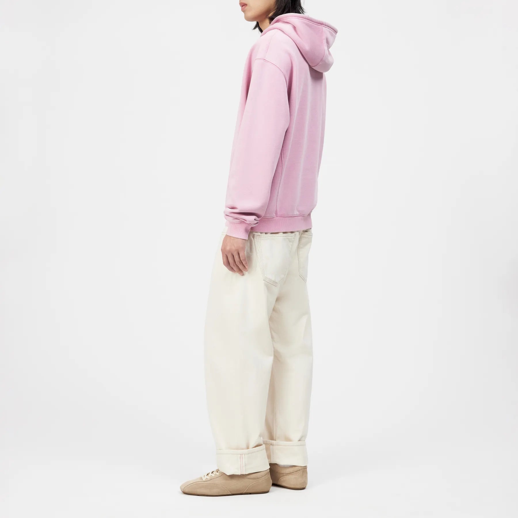 DRYKORN 522177 KAMILIO HERREN HOODIE PULLOVER ROSA 5704