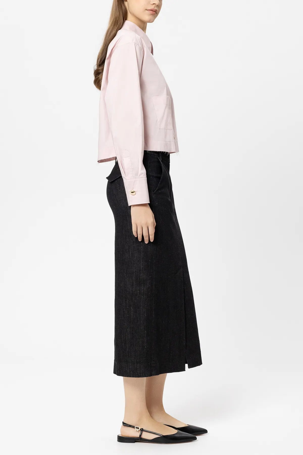 LUISA CERANO 238650/3810-0 Hemdbluse stretch rosa creamy blush