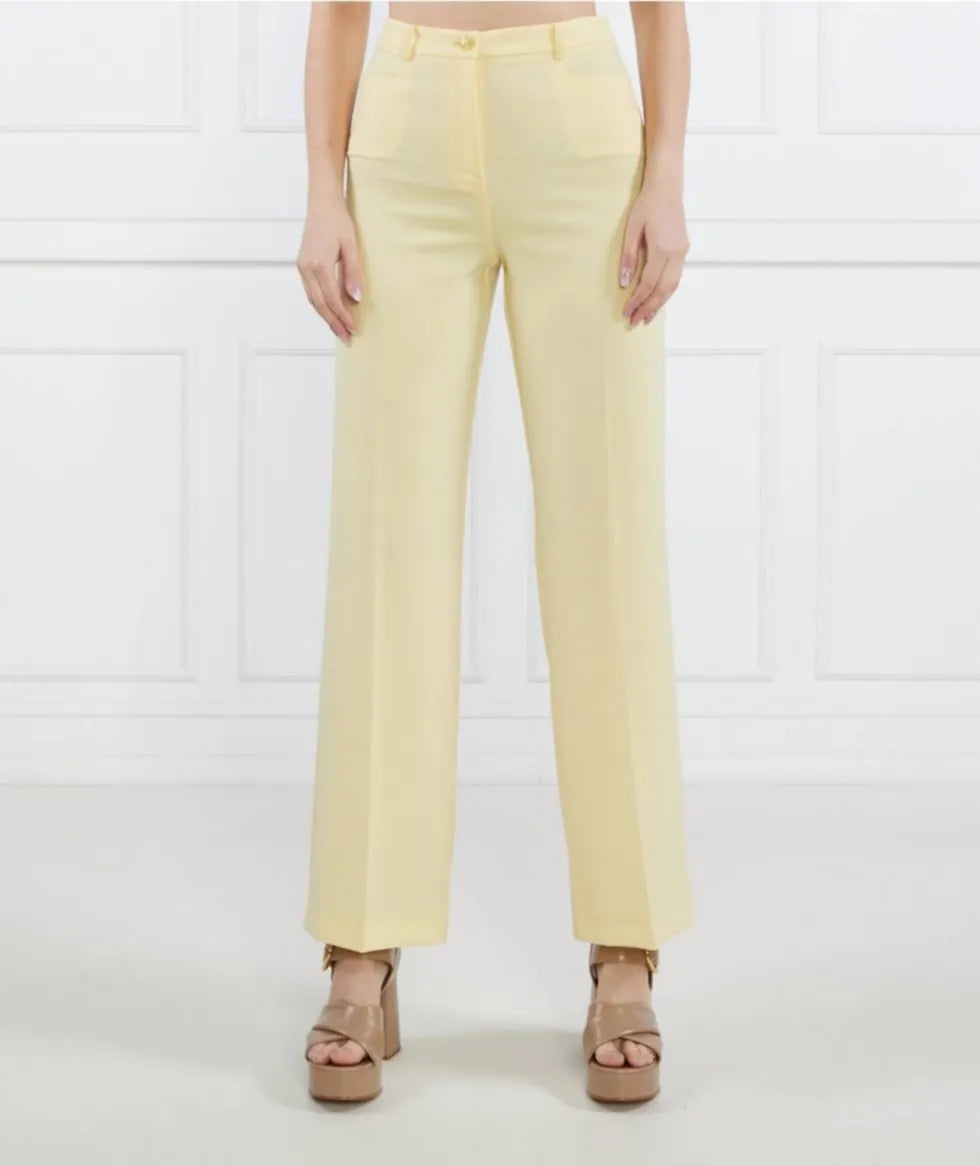 PATRIZIA PEPE 2P1499 A049 DAMEN HOSE CLARITY YELLOW
