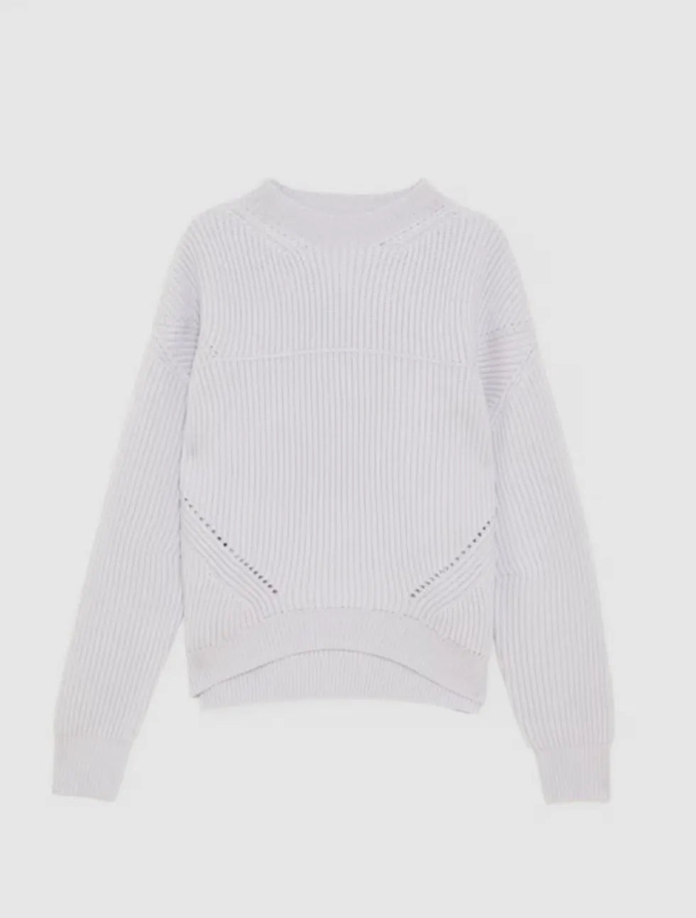 PATRIZIA PEPE 2K0213 K903A PULLOVER HELLGRAU ELDORADO WHITE W356