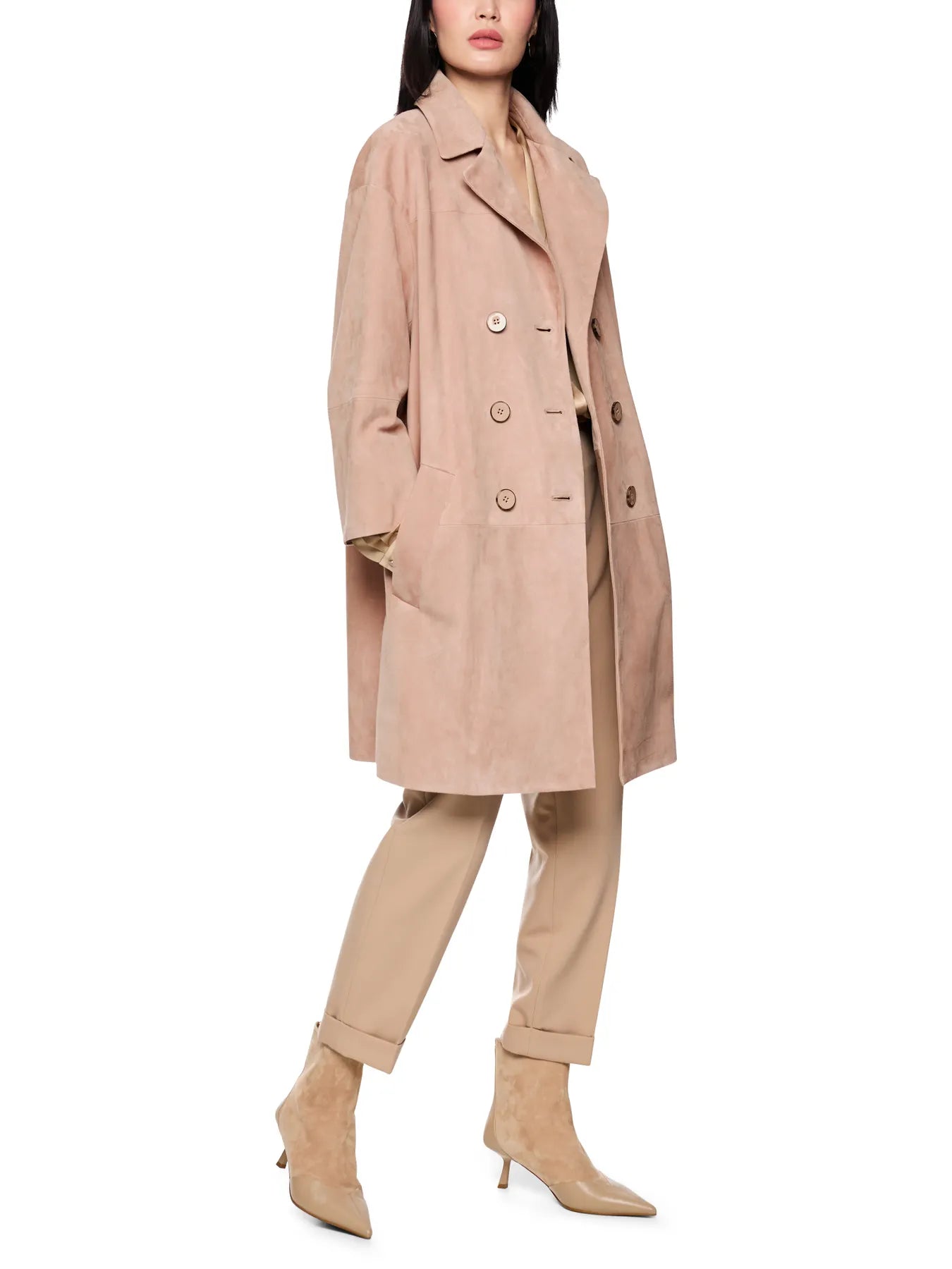 MARC CAIN
AC 11.03 L02 Veloursleder Mantel Rethink Together Beige