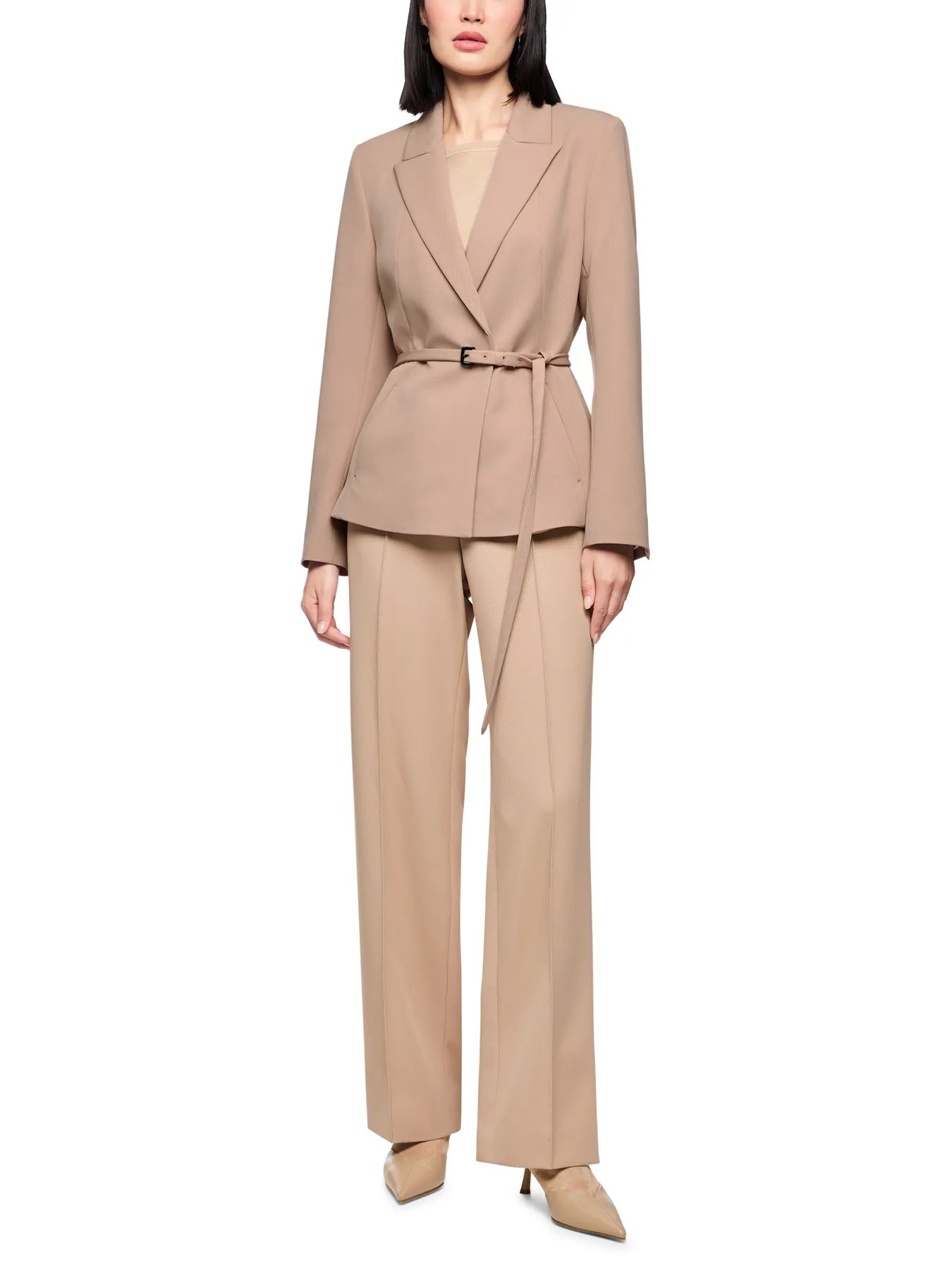 MARC CAIN
AC 34.09 W77 Eleganter Blazer mit Taillengürtel Beige