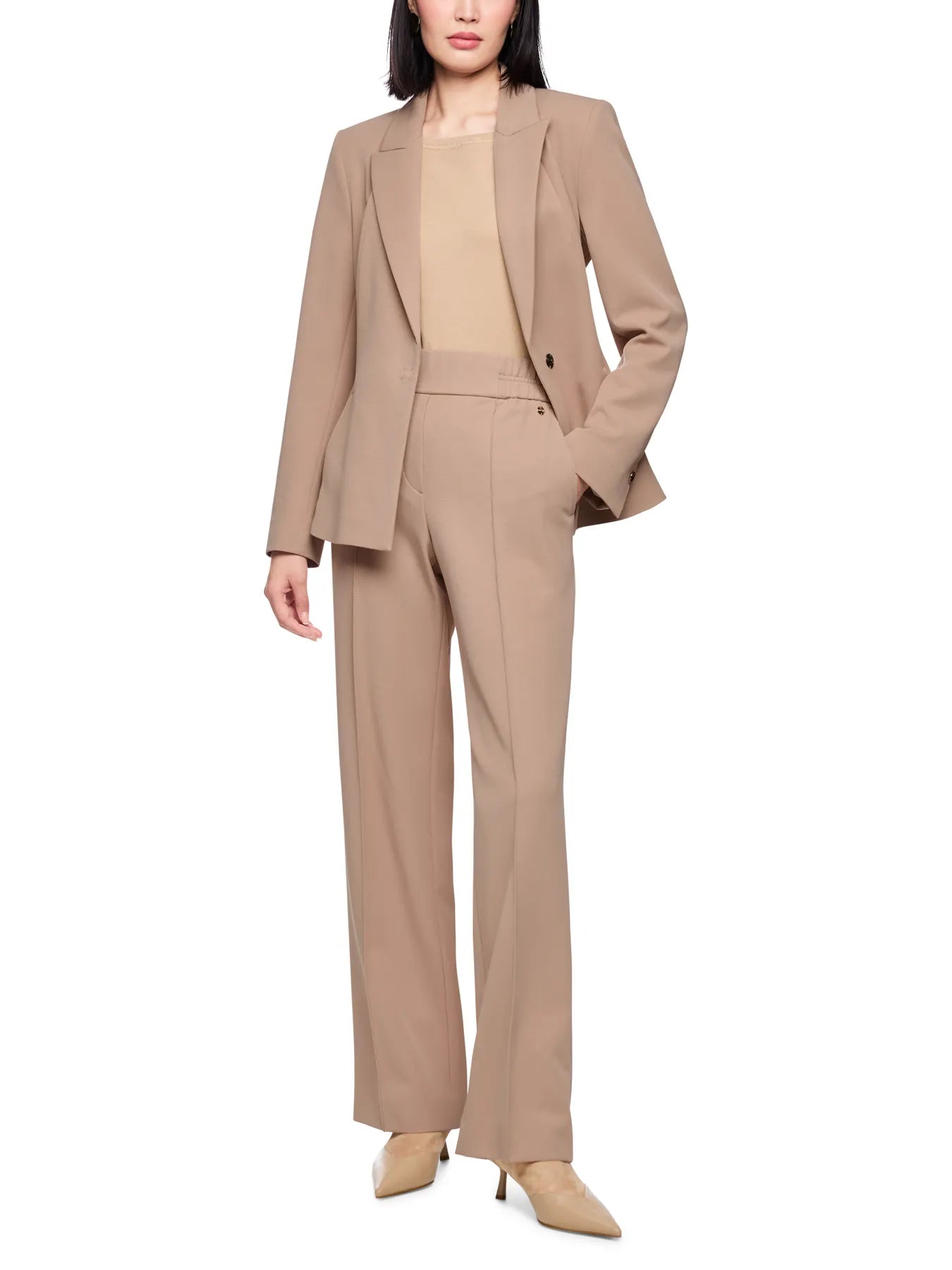 MARC CAIN AC 81.41 W77 Schlupfhose WAHSINGTON Wide Beige