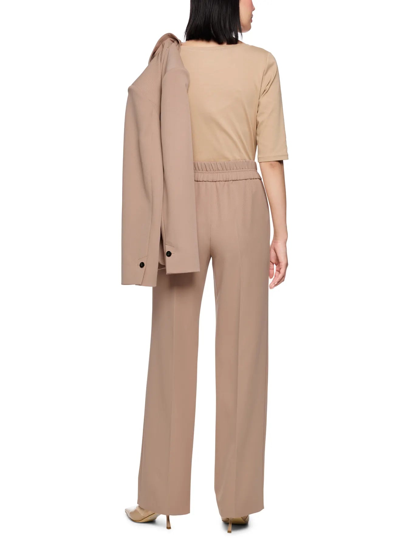 MARC CAIN AC 81.41 W77 Schlupfhose WAHSINGTON Wide Beige