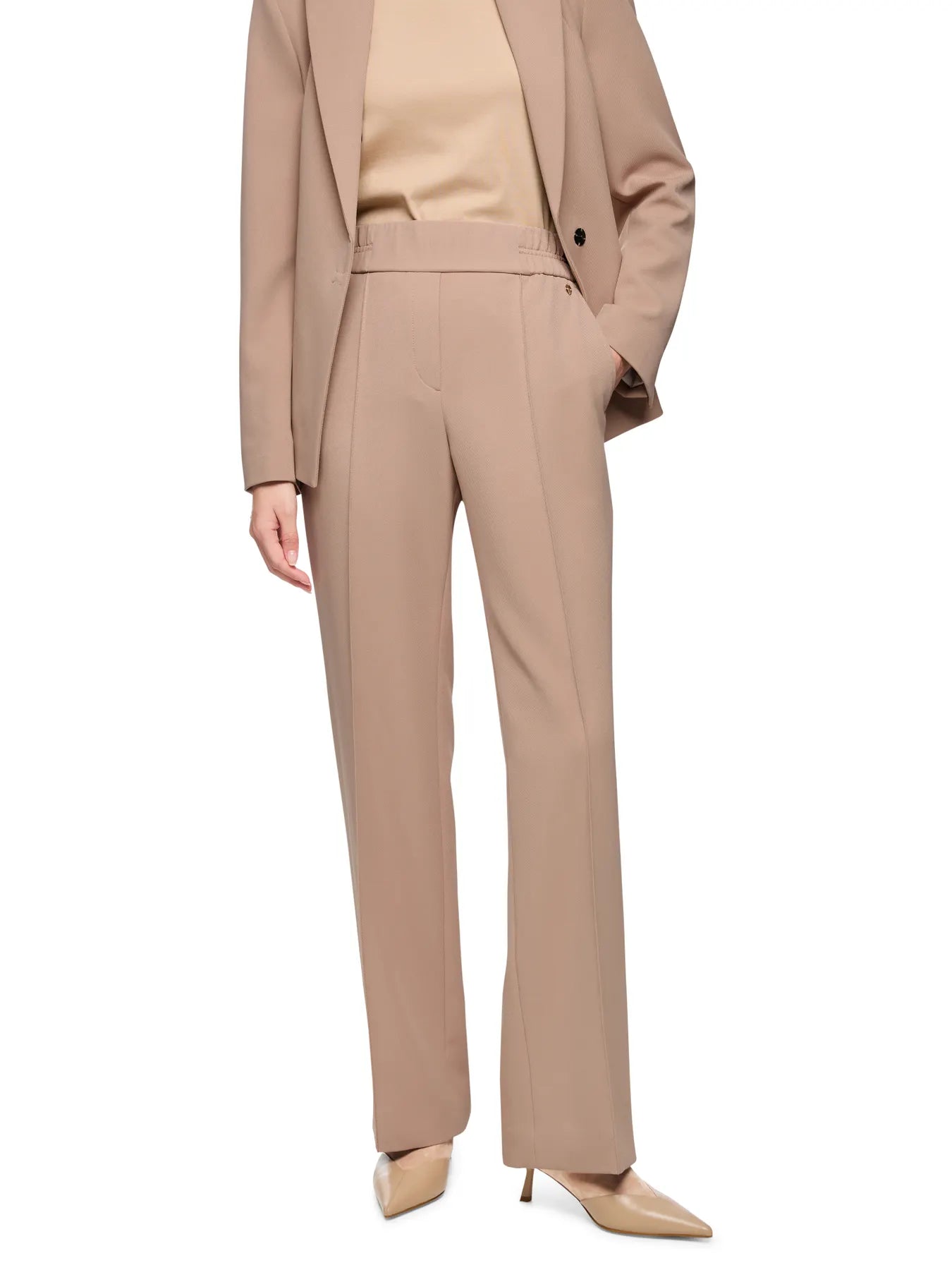 MARC CAIN AC 81.41 W77 Schlupfhose WAHSINGTON Wide Beige