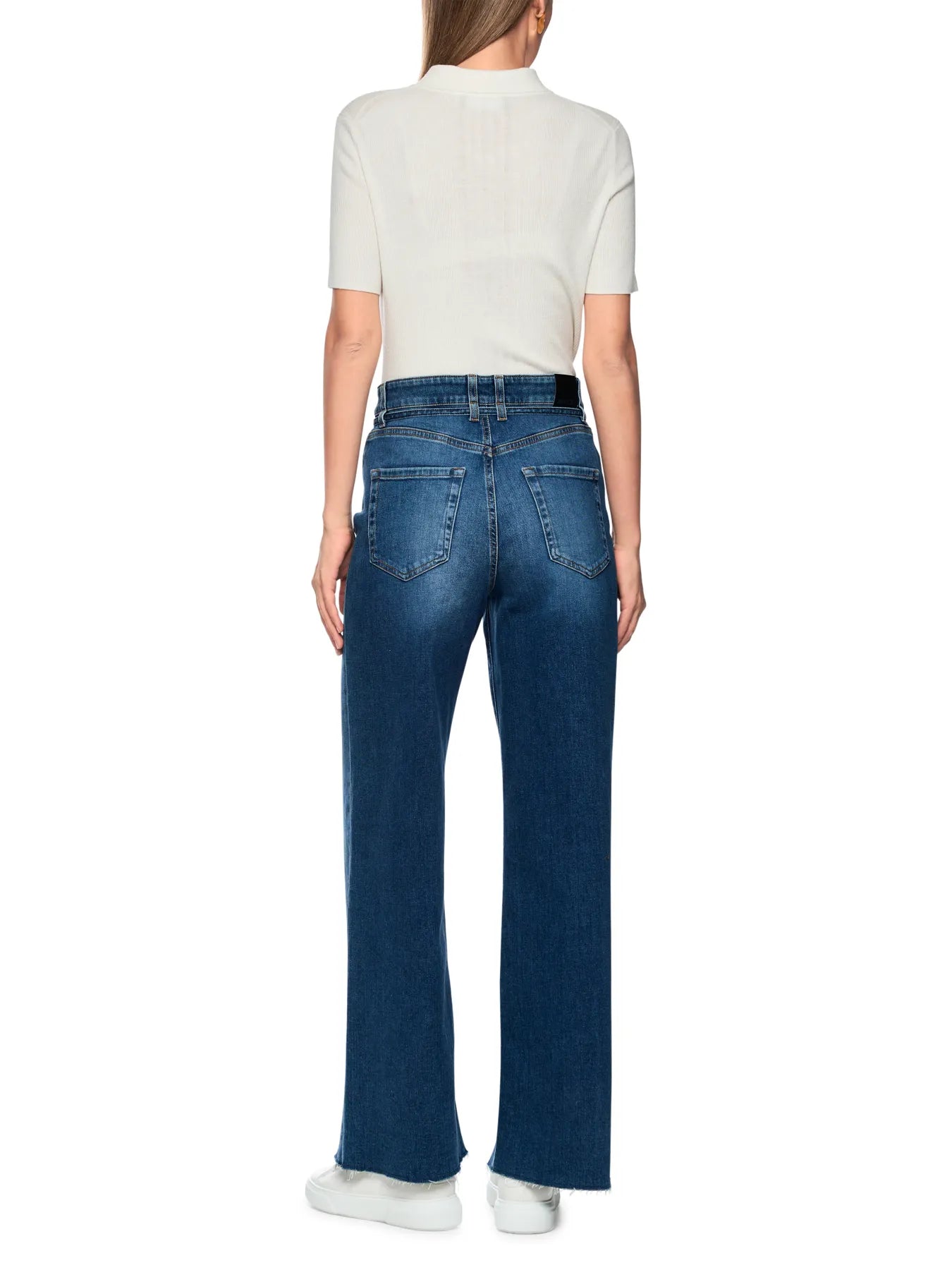 MARC CAIN
AP 82.33 D05 Weite Jeans WAUKEE und hohem Bund Blau