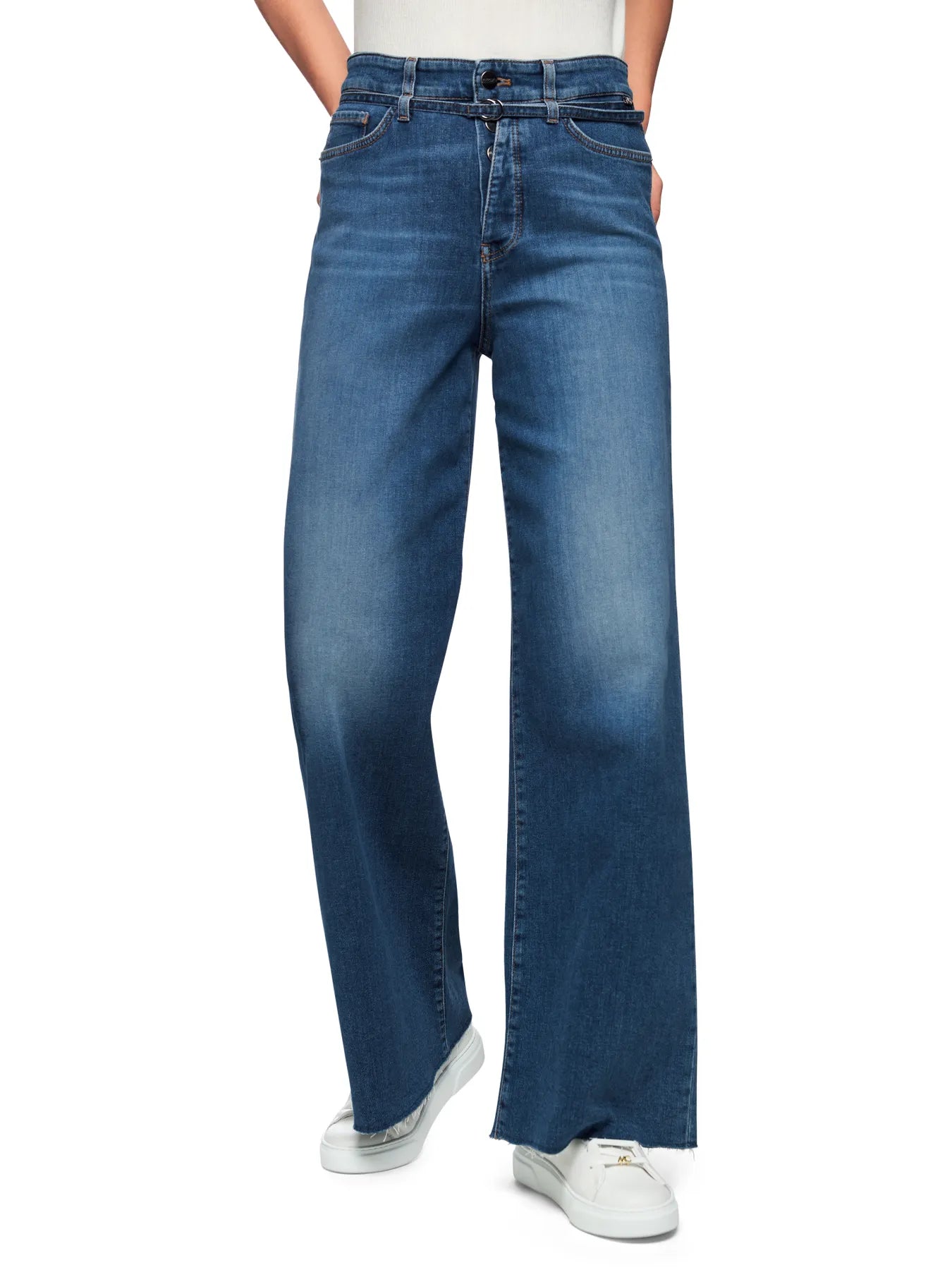 MARC CAIN
AP 82.33 D05 Weite Jeans WAUKEE und hohem Bund Blau