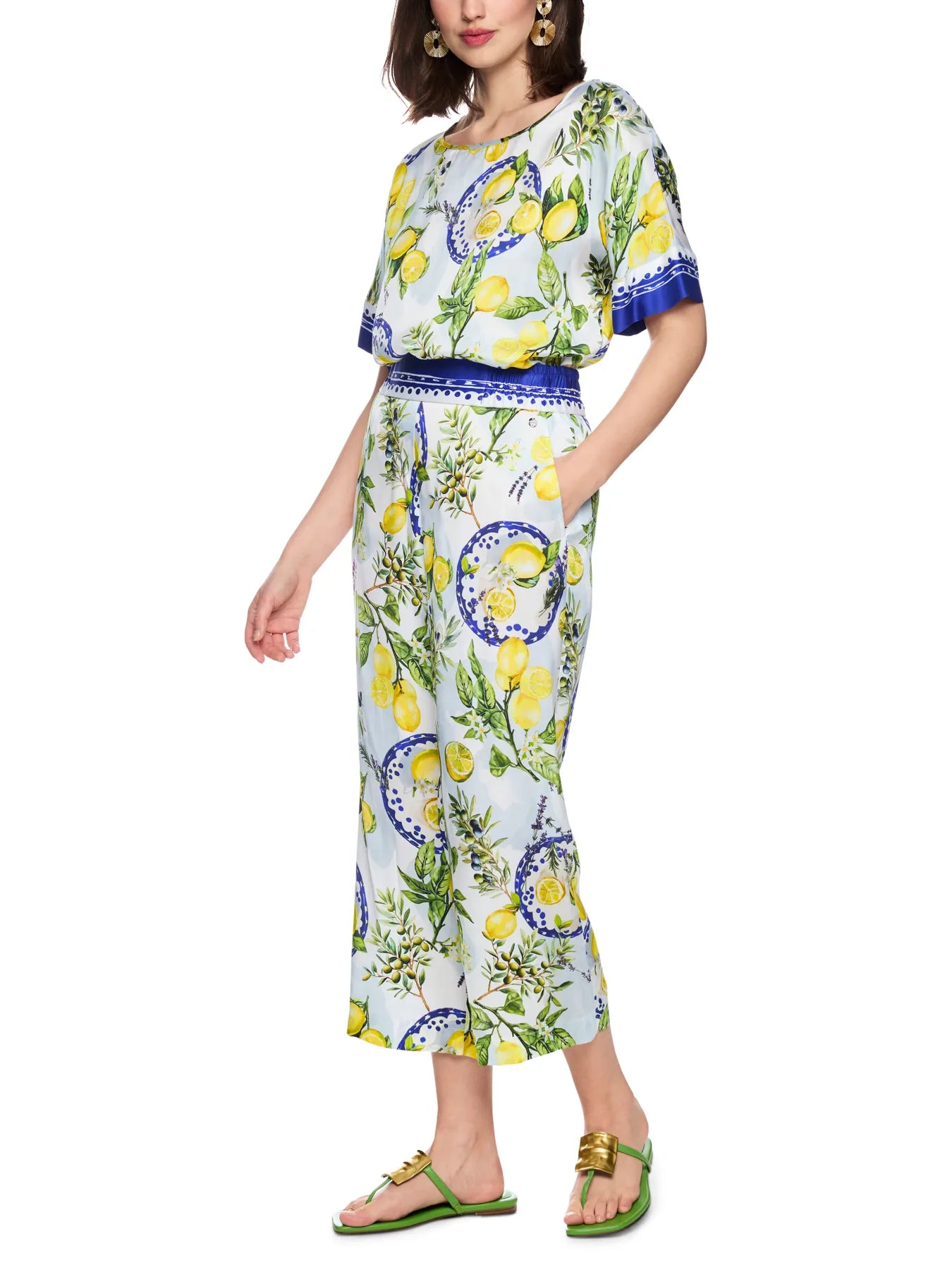 MARC CAIN
AA 81.51 W03 WASHINGTON Hose mit Citronen Print