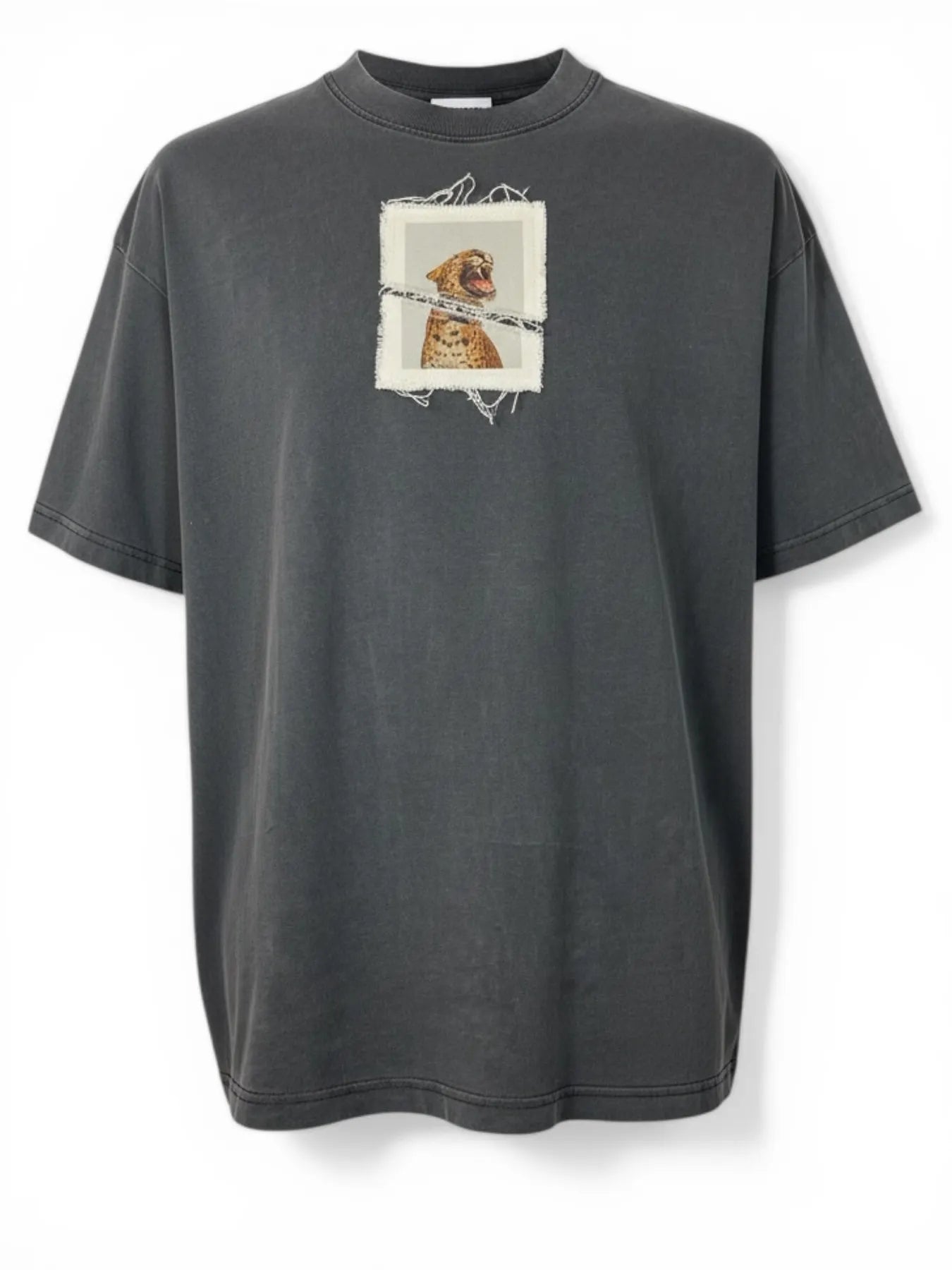 NICE.PEACE NP-454-XS-9001 HERREN T-SHIRT ANTHRAZIT.