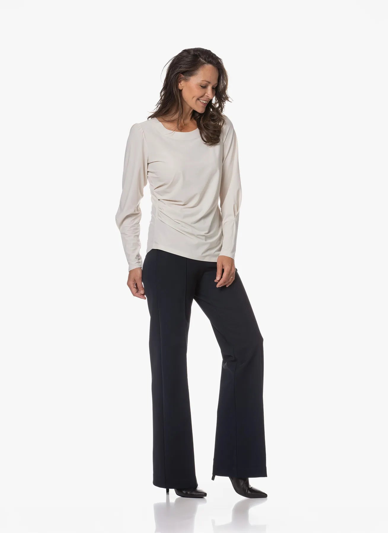 JAPAN TKY GUJO HOSE KNITTERFREI STRETCH BLACK-BLUE 342