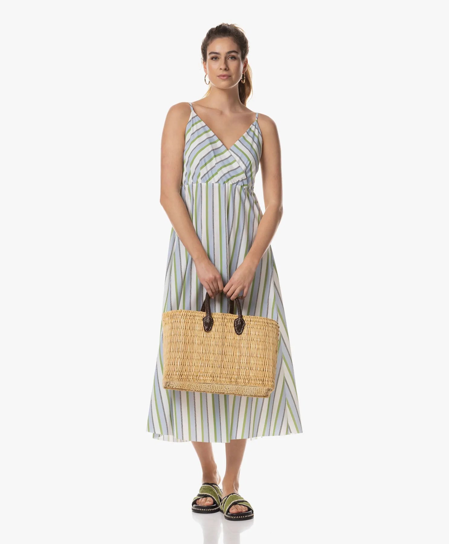 JAPAN TKY LARKIE DESSIN STRETCH KLEID BOLD STRIPE