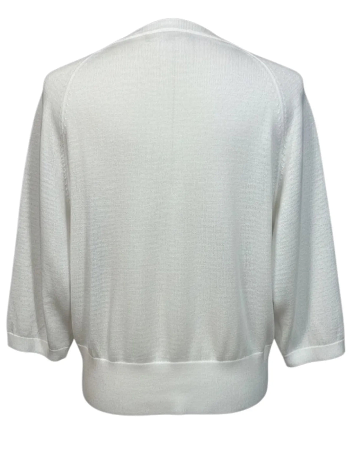 REPEAT 401161 PULLOVER AUS LEINEN WHITE