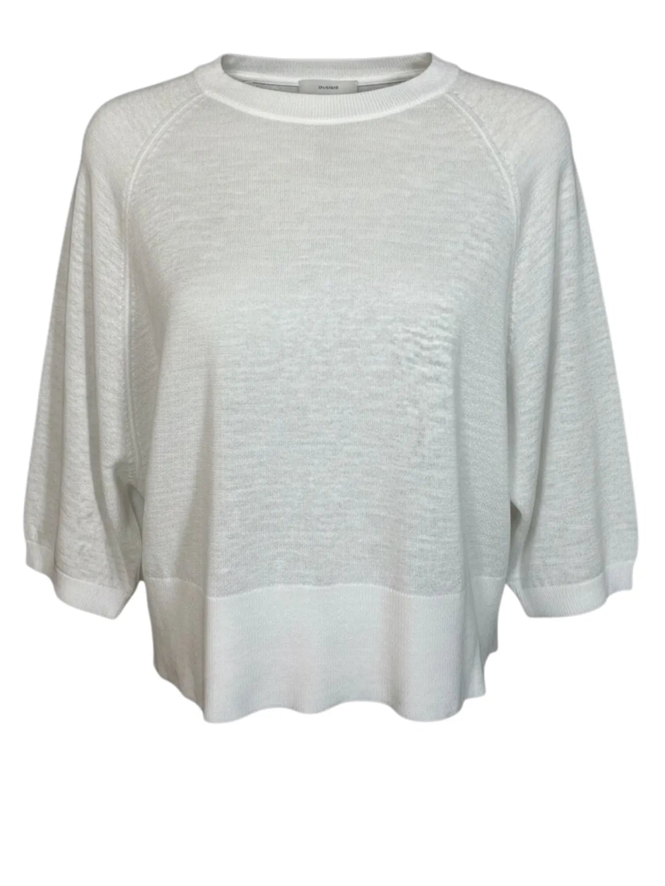 REPEAT 401161 PULLOVER AUS LEINEN WHITE