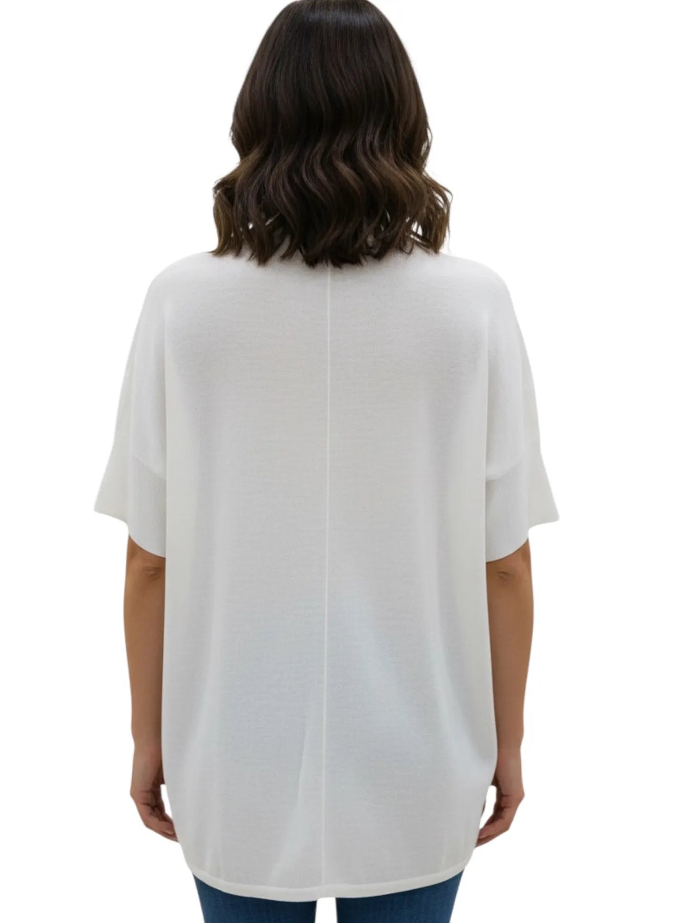 REPEAT 401162 LEINEN SHIRT WHITE