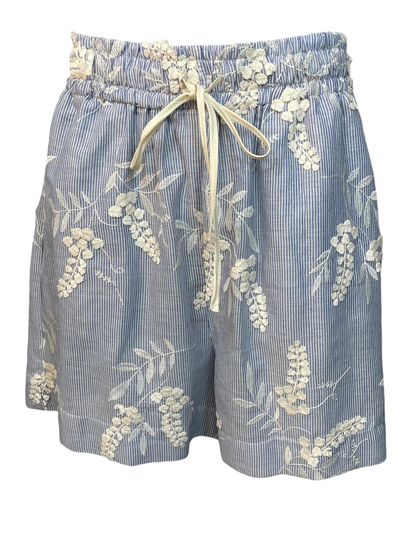 VICOLO TAB0524 DAMEN SHORTS BERMUDA AZURO/NATURALE