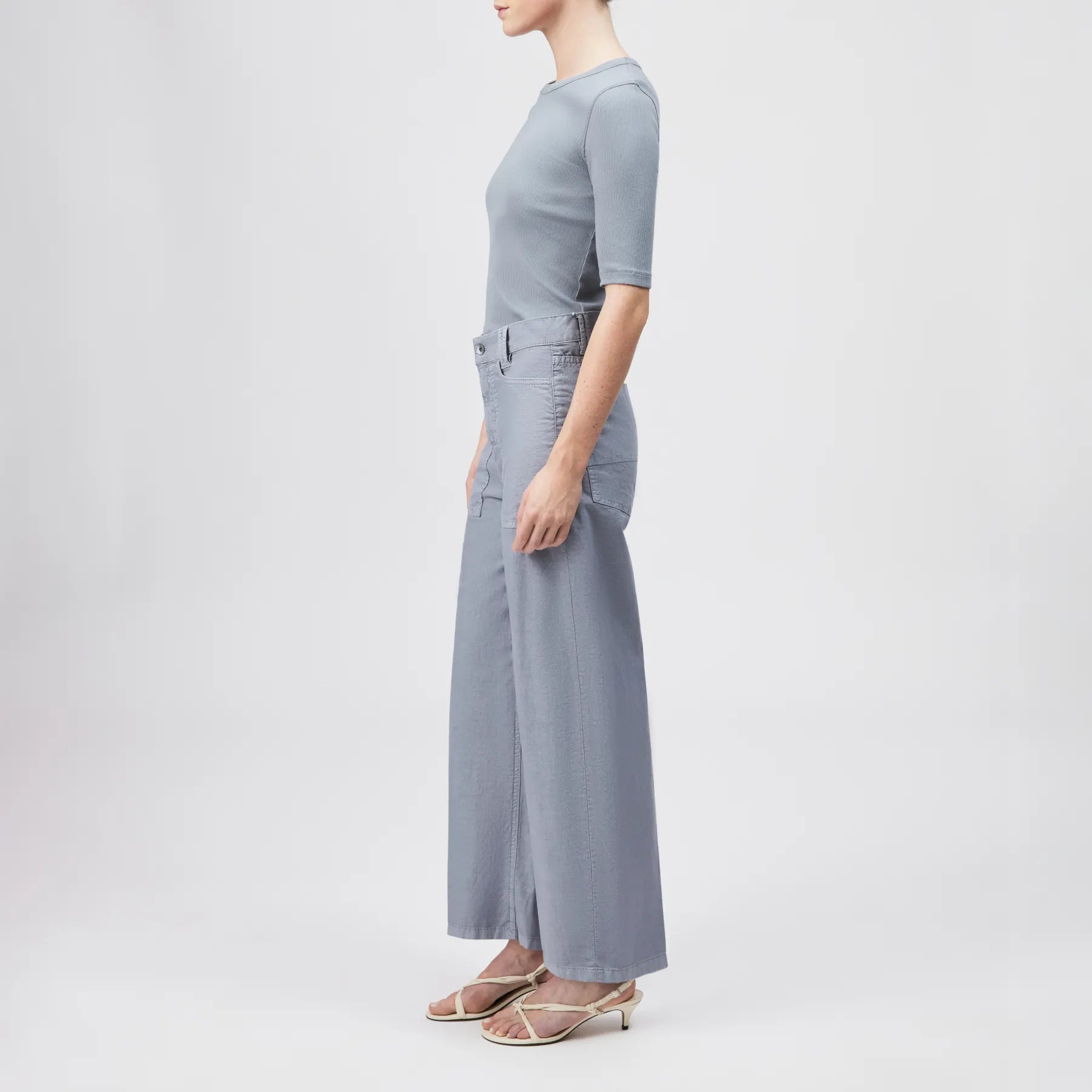 DRYKORN 270127 DERIVE 10 CROPPED JEANS BLUE 3605