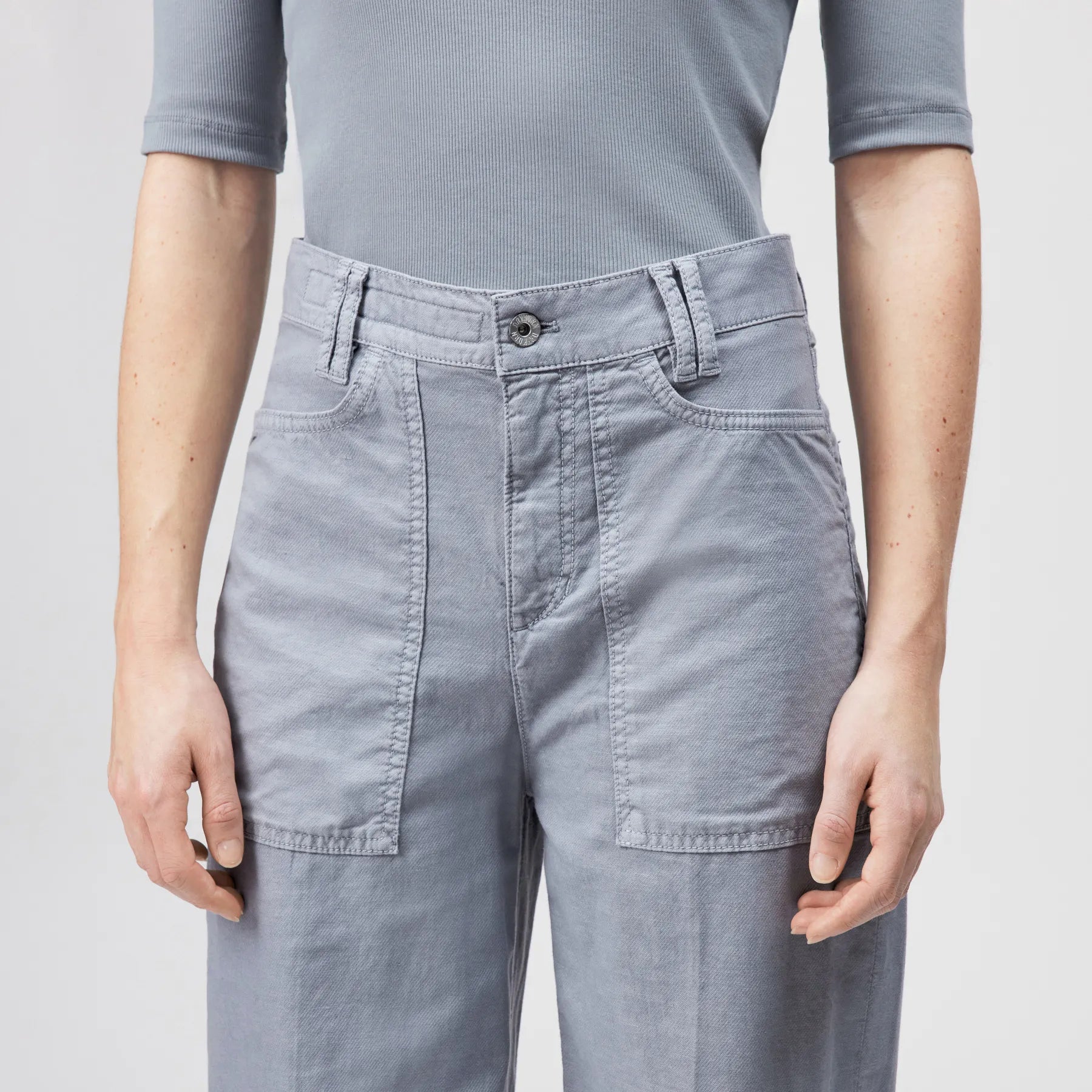 DRYKORN 270127 DERIVE 10 CROPPED JEANS BLUE 3605