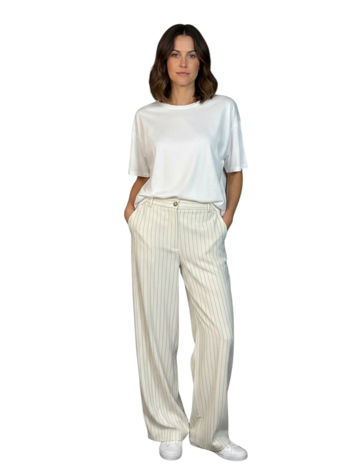 VICOLO TAB0206 MARLENENHOSE MIT STREIFEN BURO