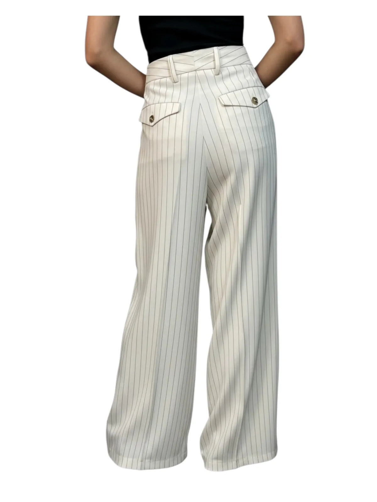VICOLO TAB0206 MARLENENHOSE MIT STREIFEN BURO