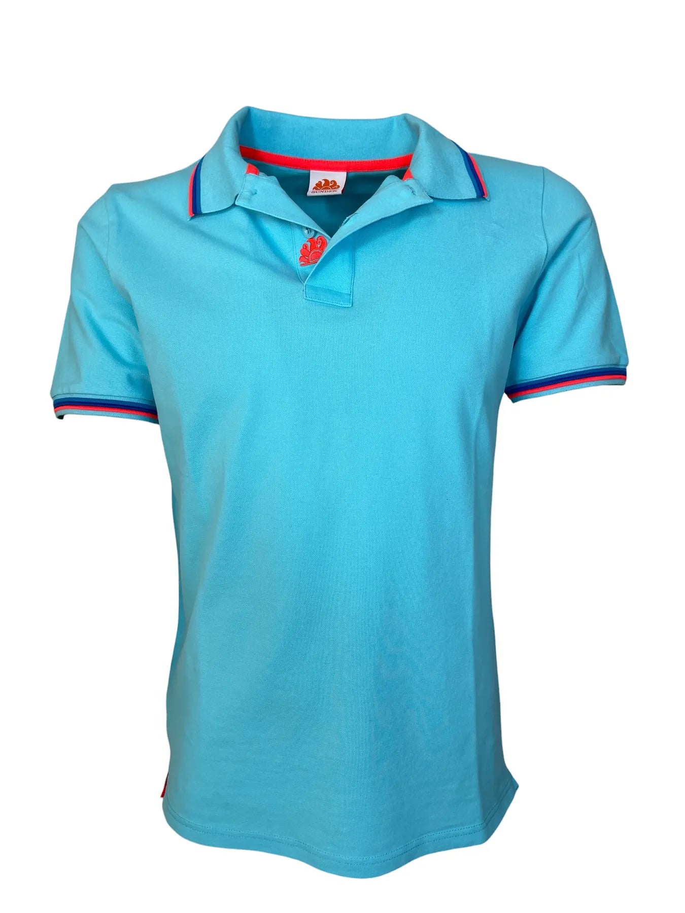 SUNDEK M779PLJ6500 HERREN POLO SHIRT TÜRKIS LUNAR 01