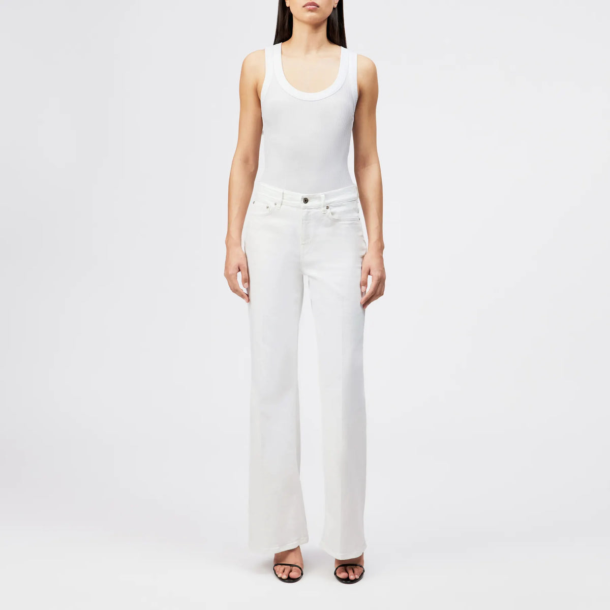 DRYKORN 520026 TAVIRA_2 888 RIPP TOP TANKTOP WEISS