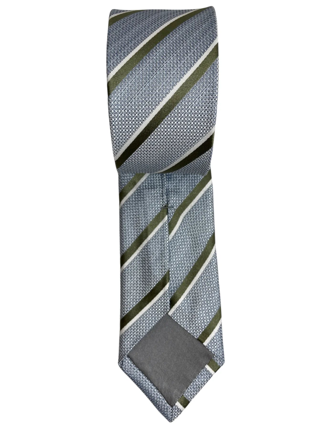 CINQUE ACC - 01216-0017 HERREN SEIDEN KRAWATTE GREEN STREIFEN