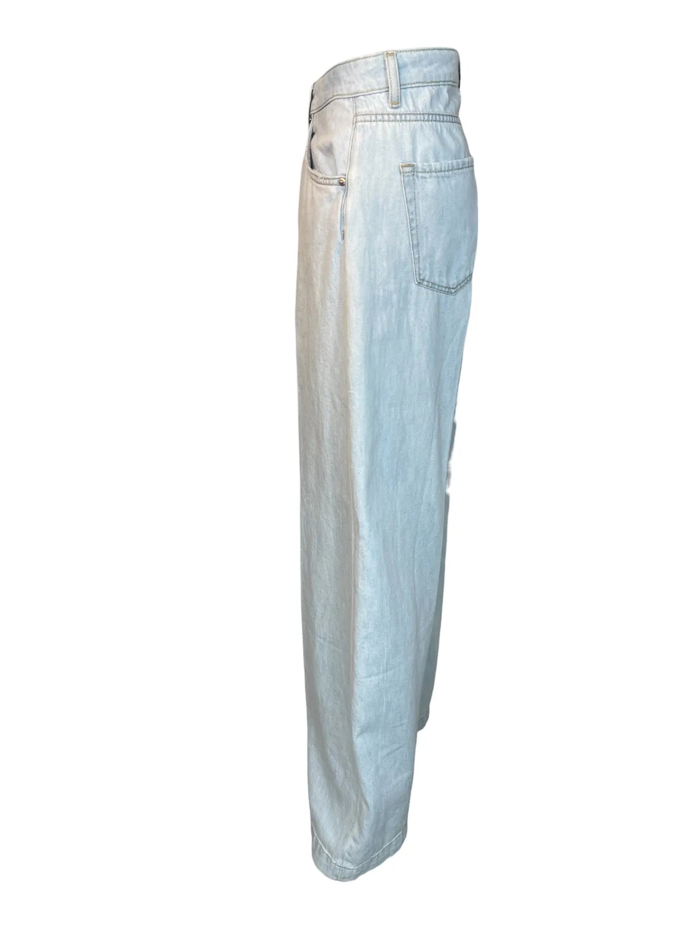 VICOLO DAB5023 DAMEN WIDE LEG JEANS HELLBLAU CHIARO