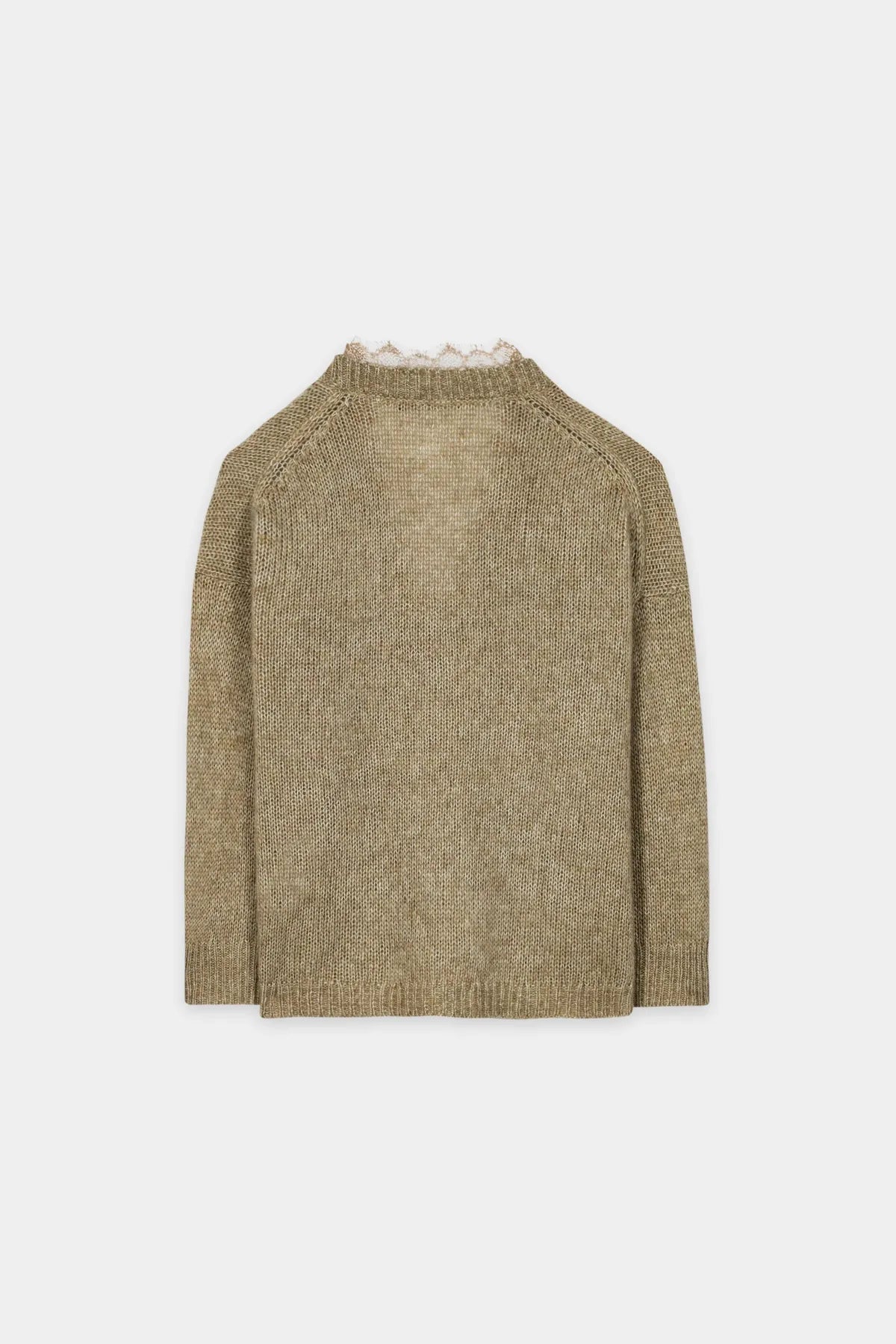 LUISA CERANO 448360/5348-0 Strickjacke Alpaka-Mix salbei