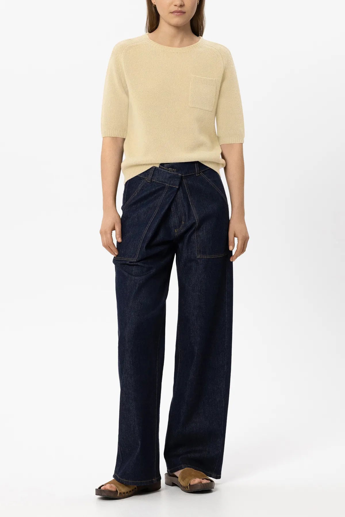 LUISA CERANO
148831/5871-0 Pullover Kurzarm Kaschmir-Mix butter yellow
