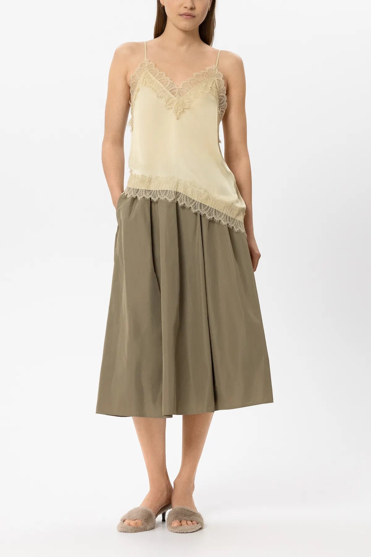 LUISA CERANO
248726/2387-0 Spaghetti Top butter yellow