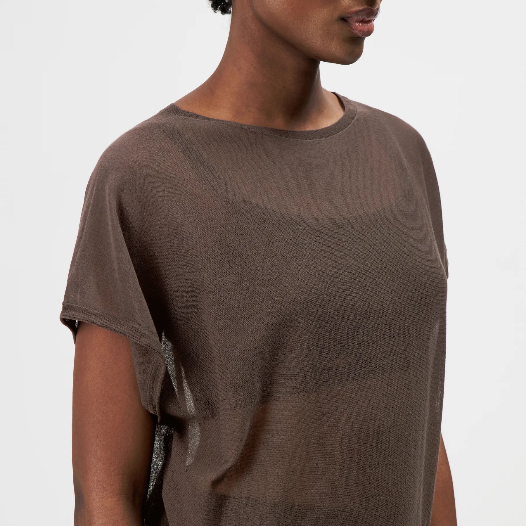DRYKORN 420244 GERLOTTA 10 Strick Shirt braun 1115