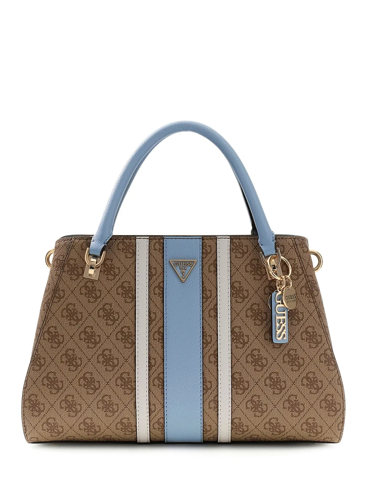 GUESS HWBS96 72070 HANDTASCHE LATTE LOGO LIGHT BLUE
