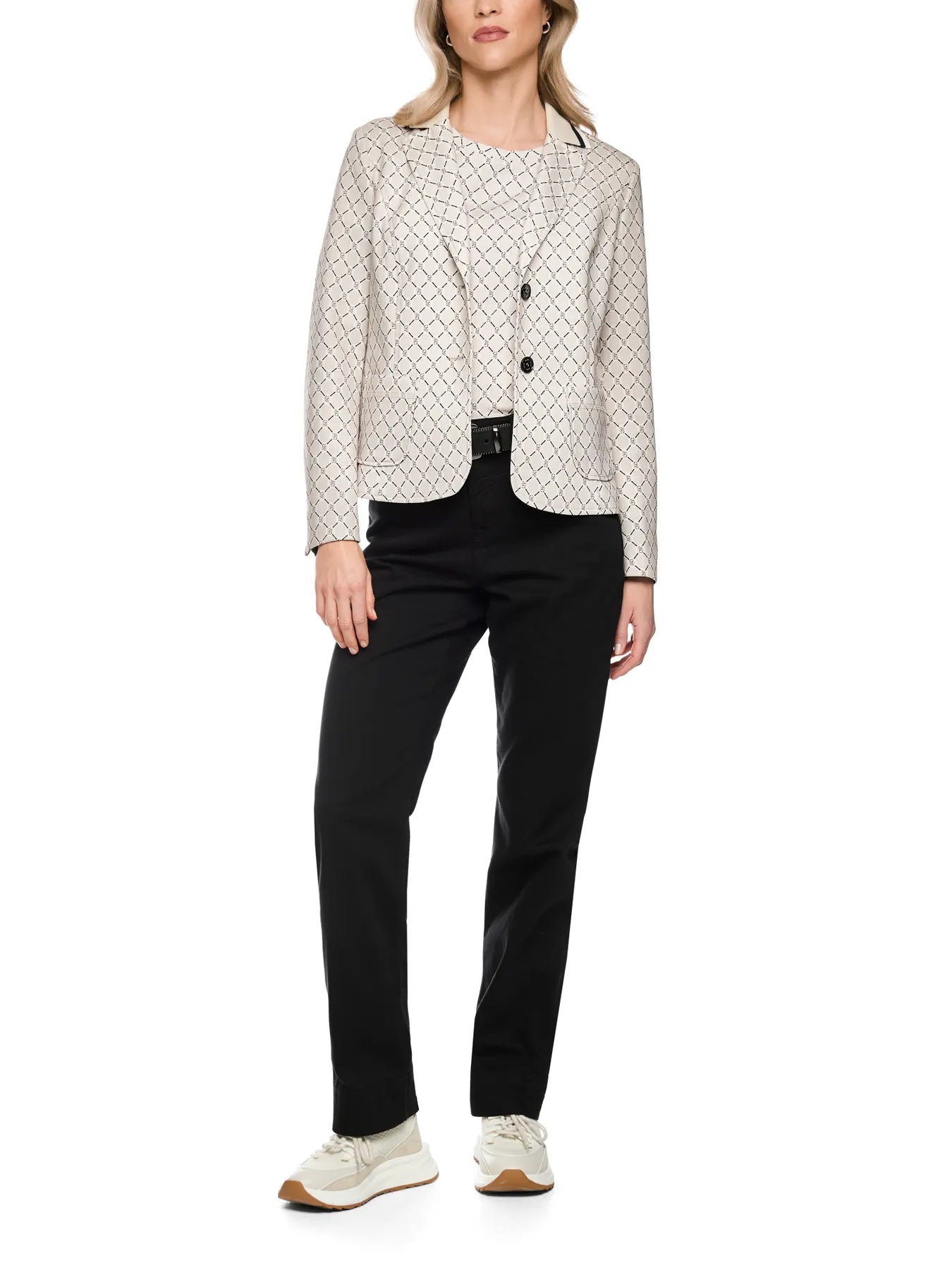 MARC CAIN
BS 34.09 J11 Bedruckter Blazer aus Scubajersey smoke