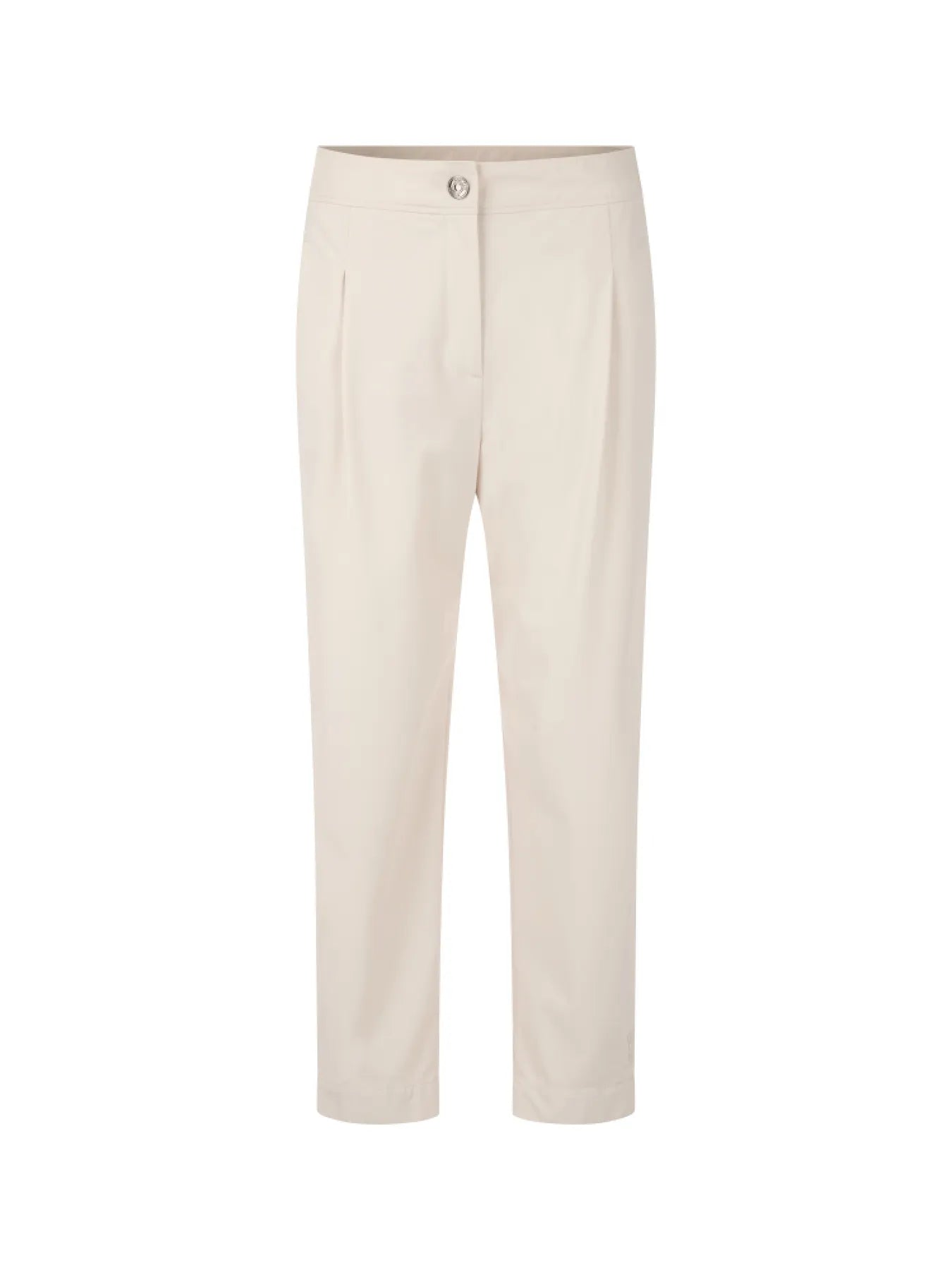 MARC CAIN BS 81.05 J40 Stretch-Hose WOKHA mit Bundfalten smoke