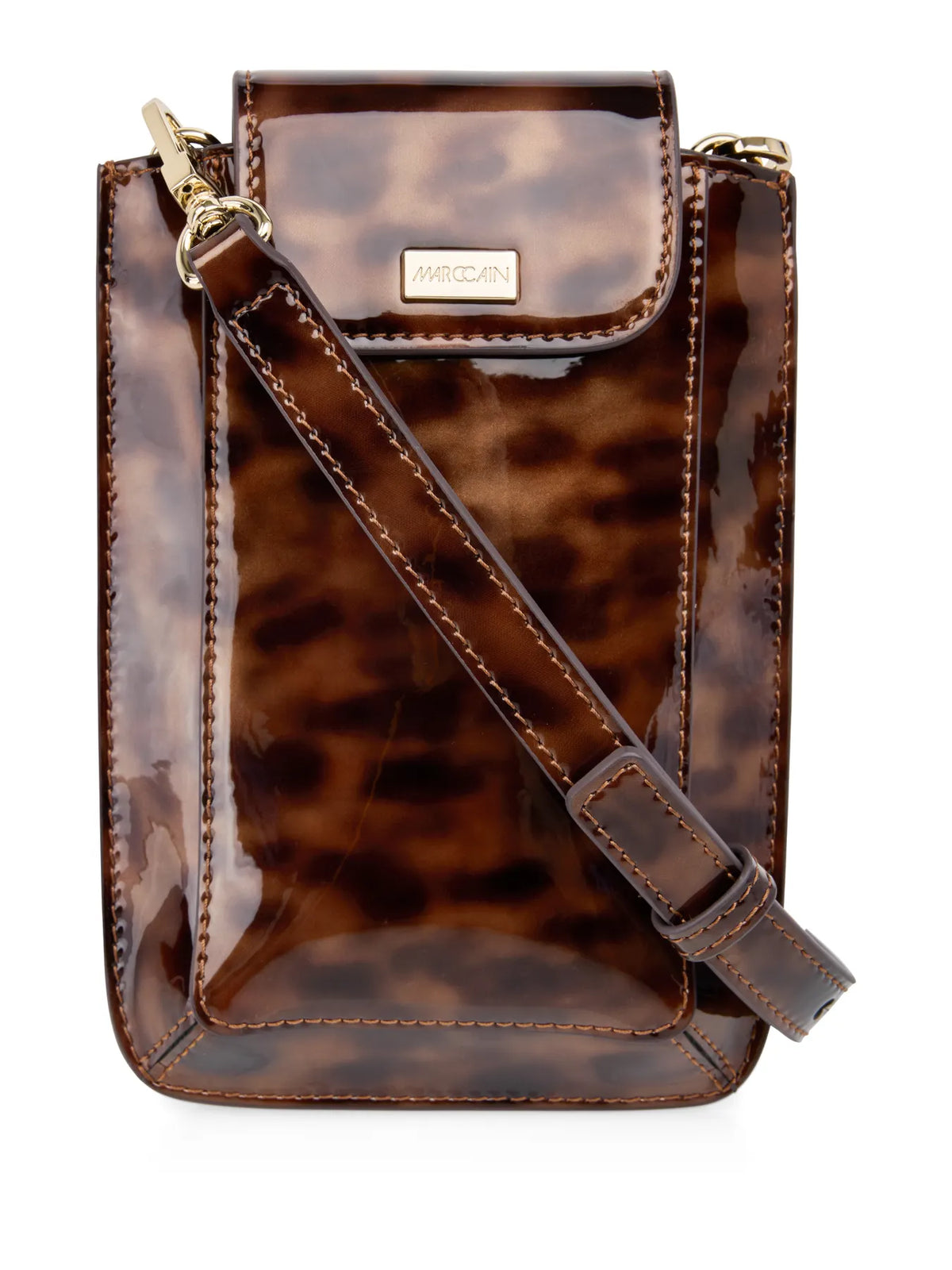 MARC CAIN
BC TM.01 L11 Smartphone-Bag aus Lackleder soft cappuccino