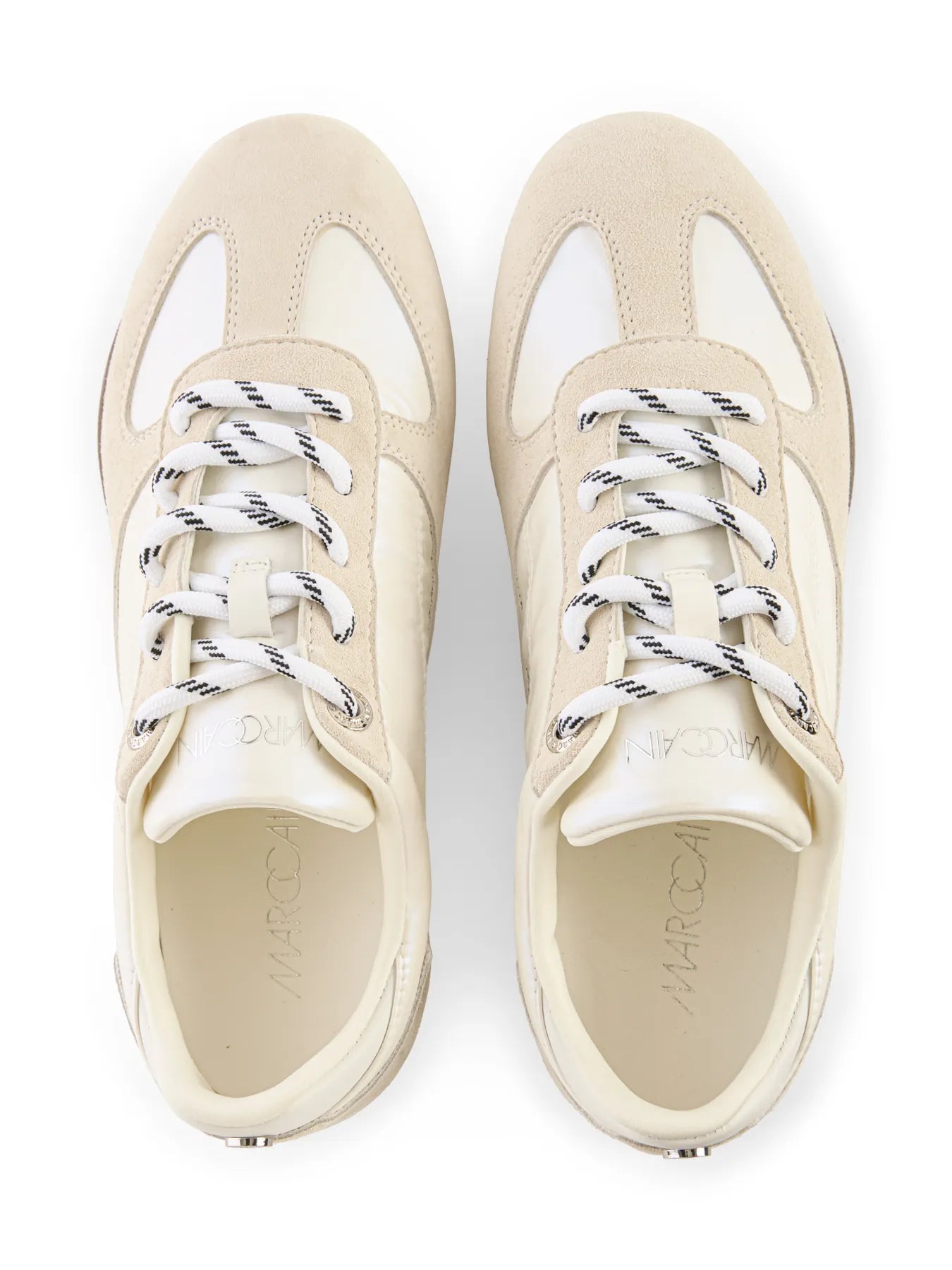MARC CAIN
BS SH.07 J65 Nylon-Sneaker mit Velourslederbesätzen smoke