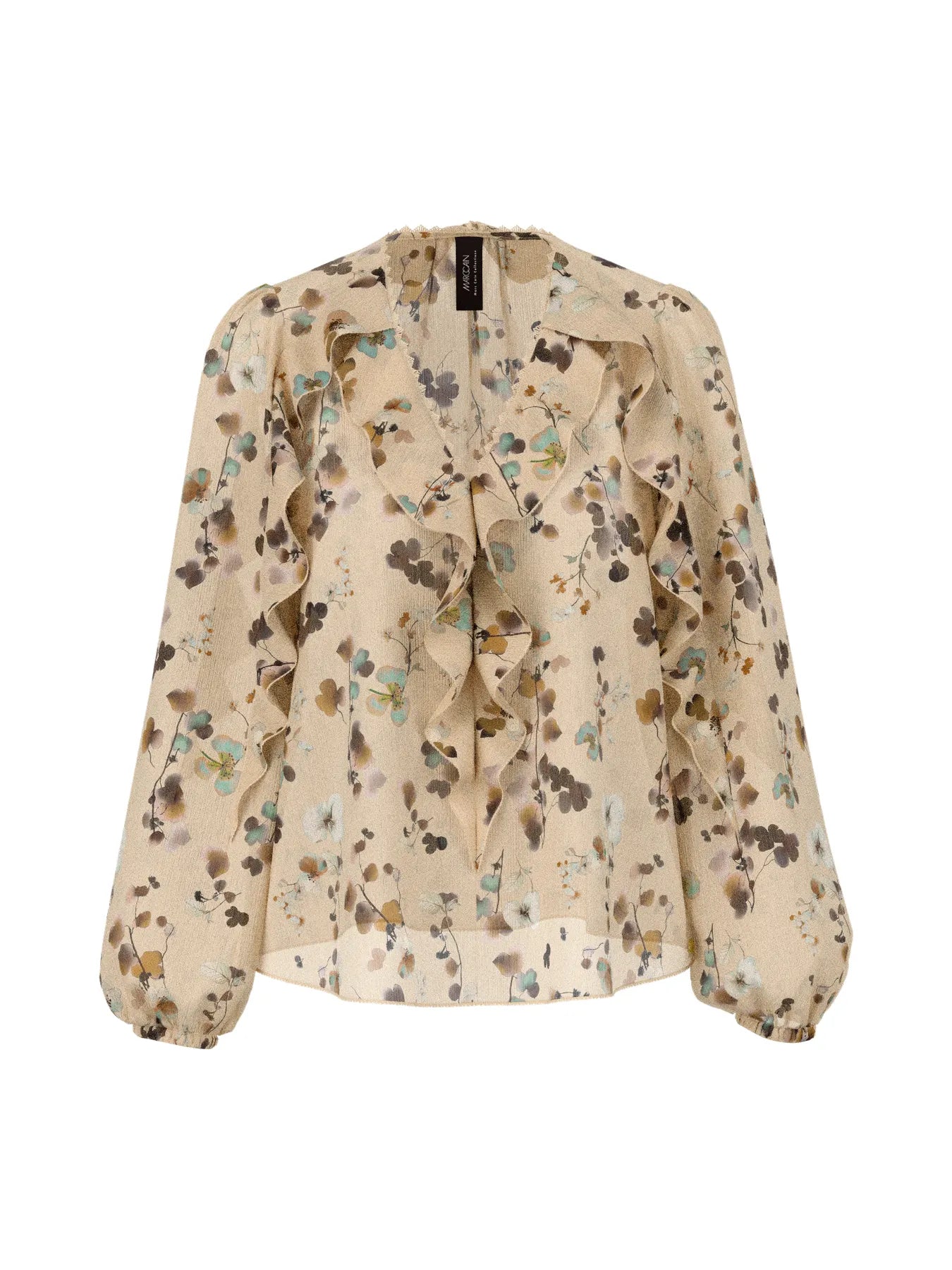 MARC CAIN BC 51.08 W54 Blüten-Bluse mit Volants