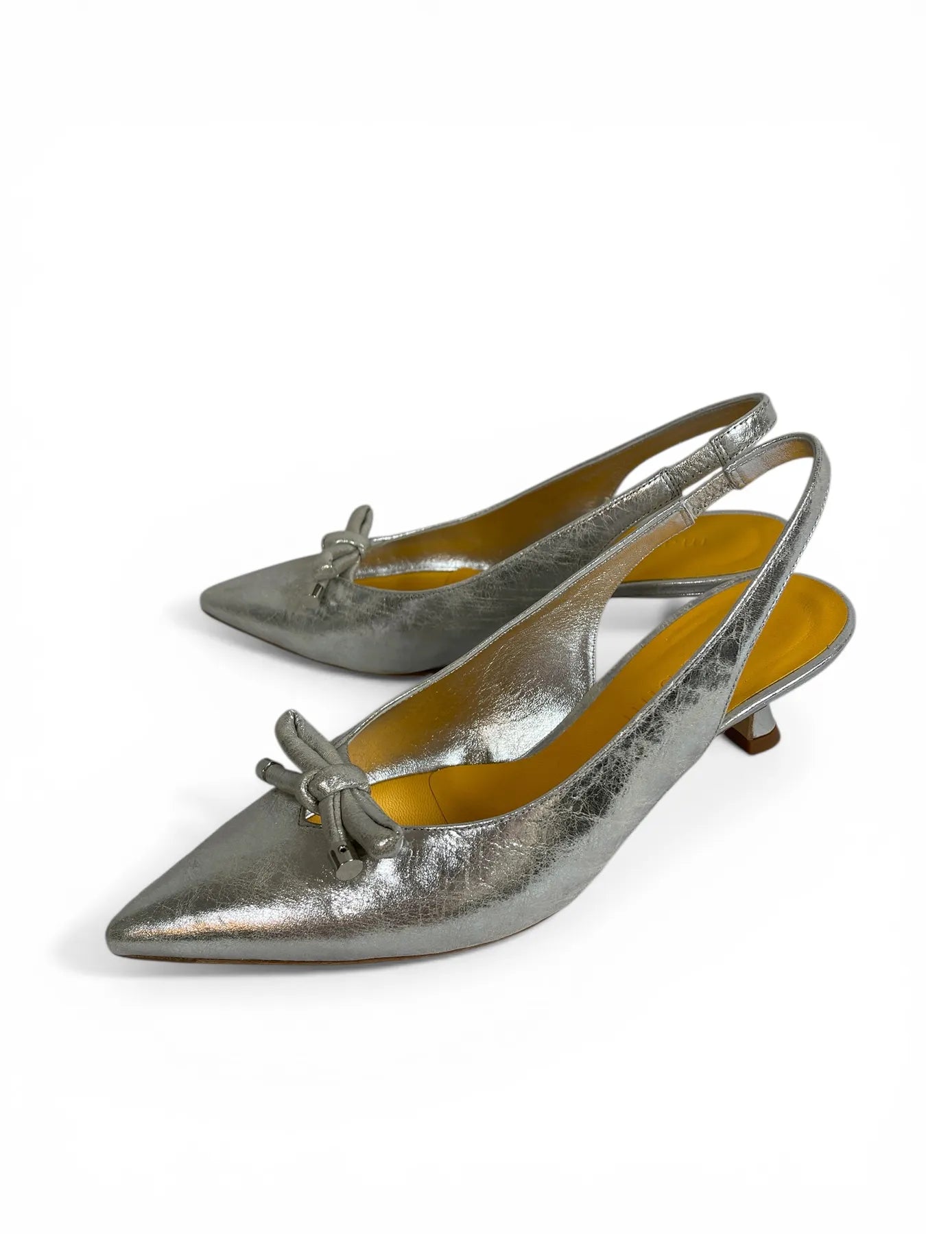 Mara Bini Z539 VINTAGE SLINGPUMPS SILBER