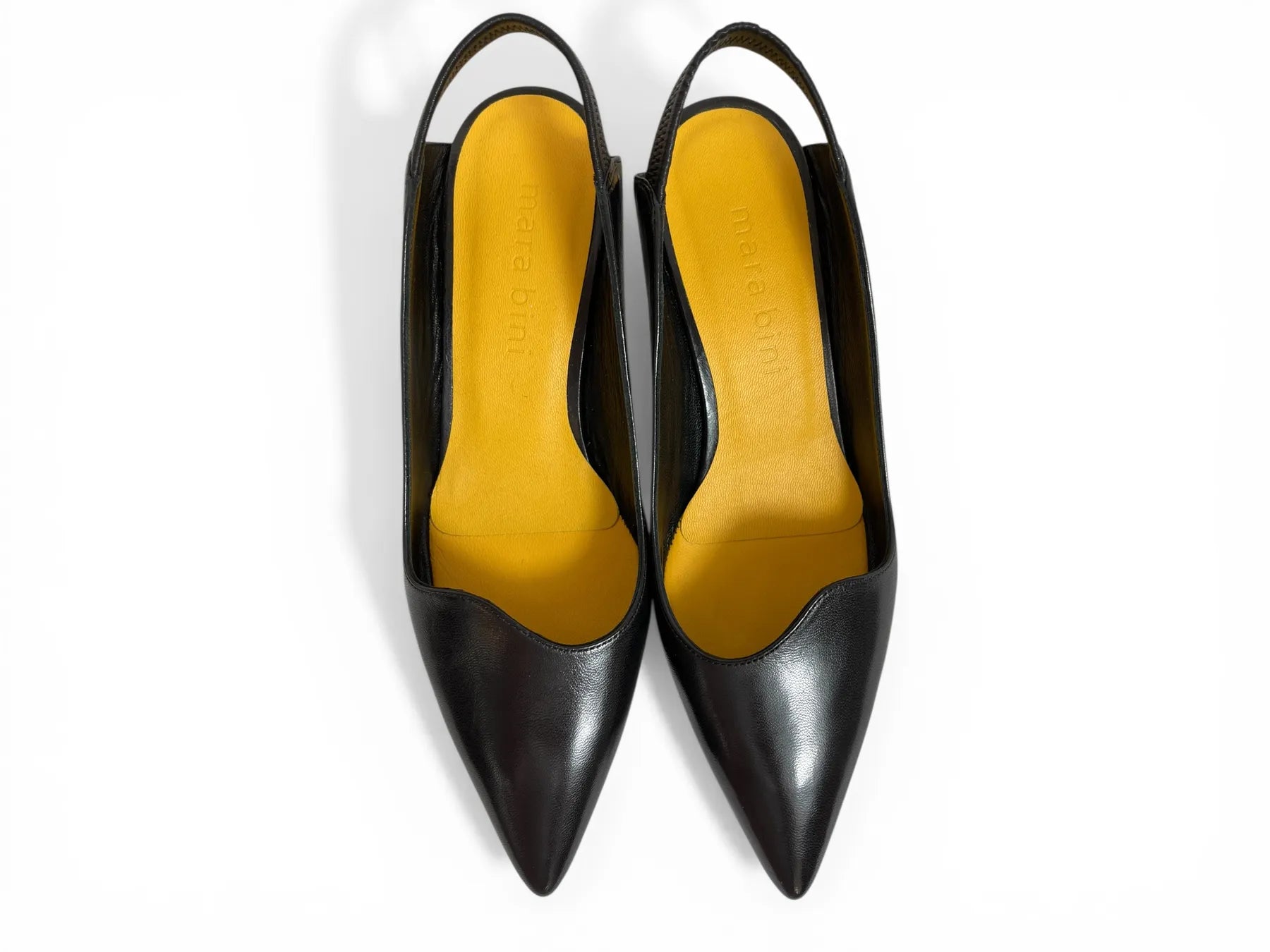 Mara Bini S158 SETA SLINGPUMPS BLACK