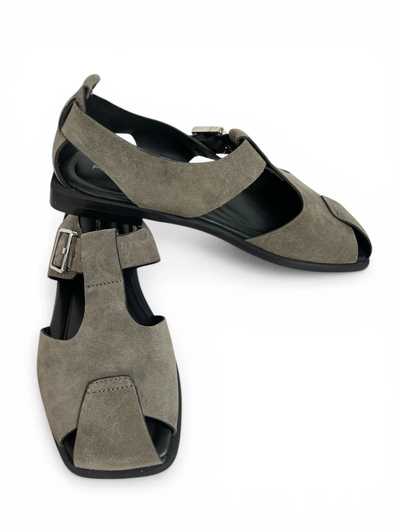 PATRIZIA BONFANTI DOVER DALIA SUEDE LEDER SANDALE GREY