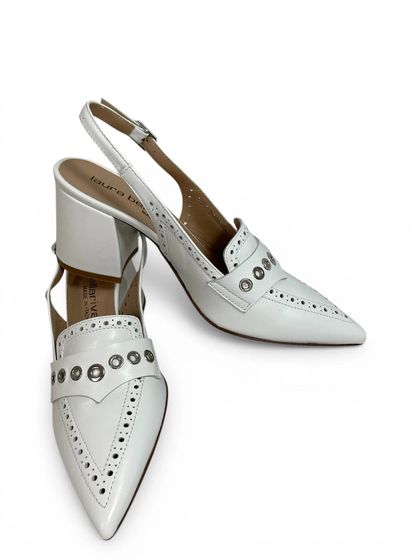 Laura Bellariva 2103 HARRODS SLINGPUMPS WEISS