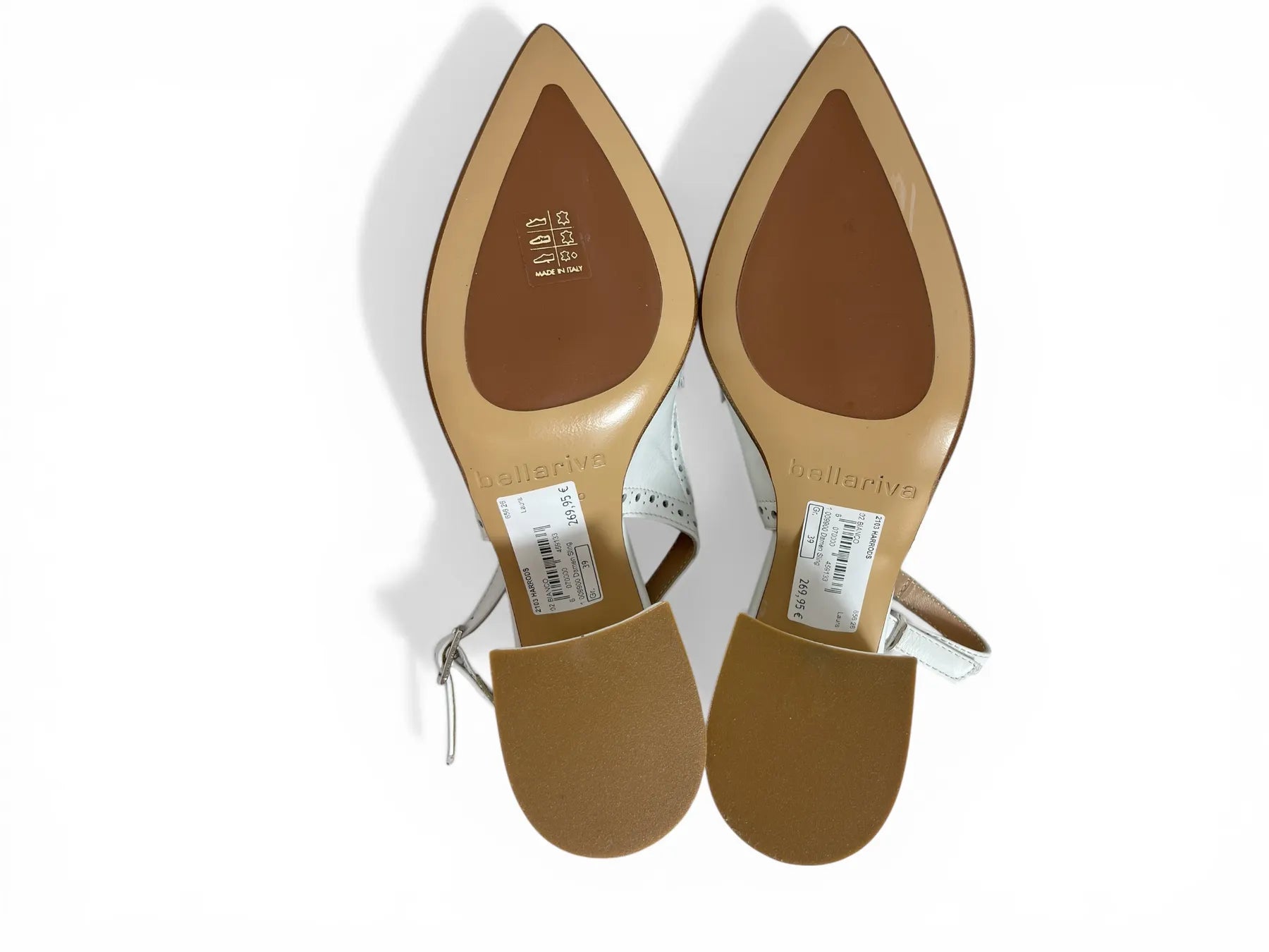 Laura Bellariva 2103 HARRODS SLINGPUMPS WEISS