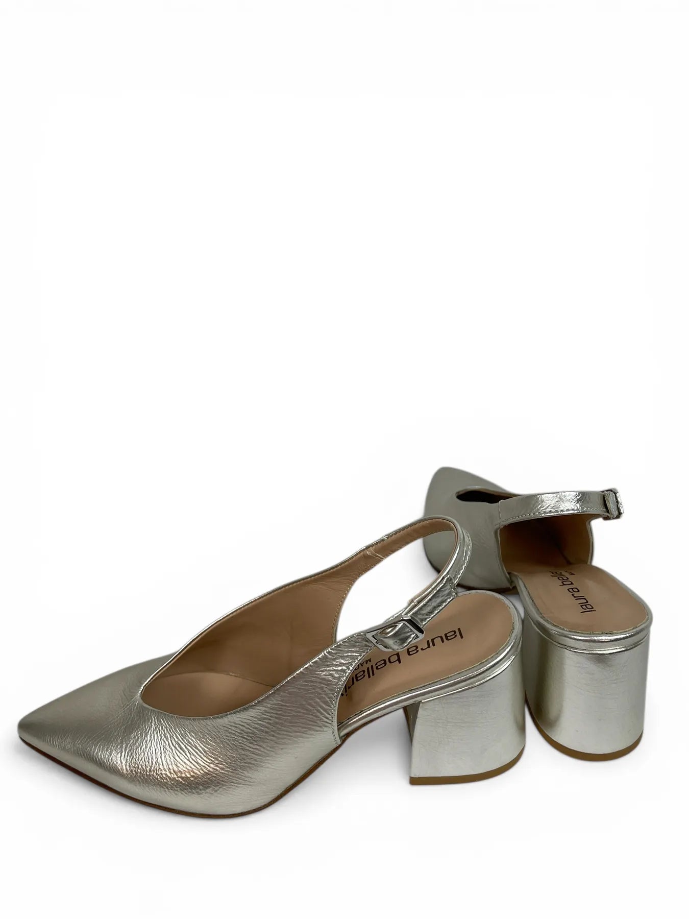 Laura Bellariva 2100 PEGASO SLINGPUMPS FROZEN SILBER