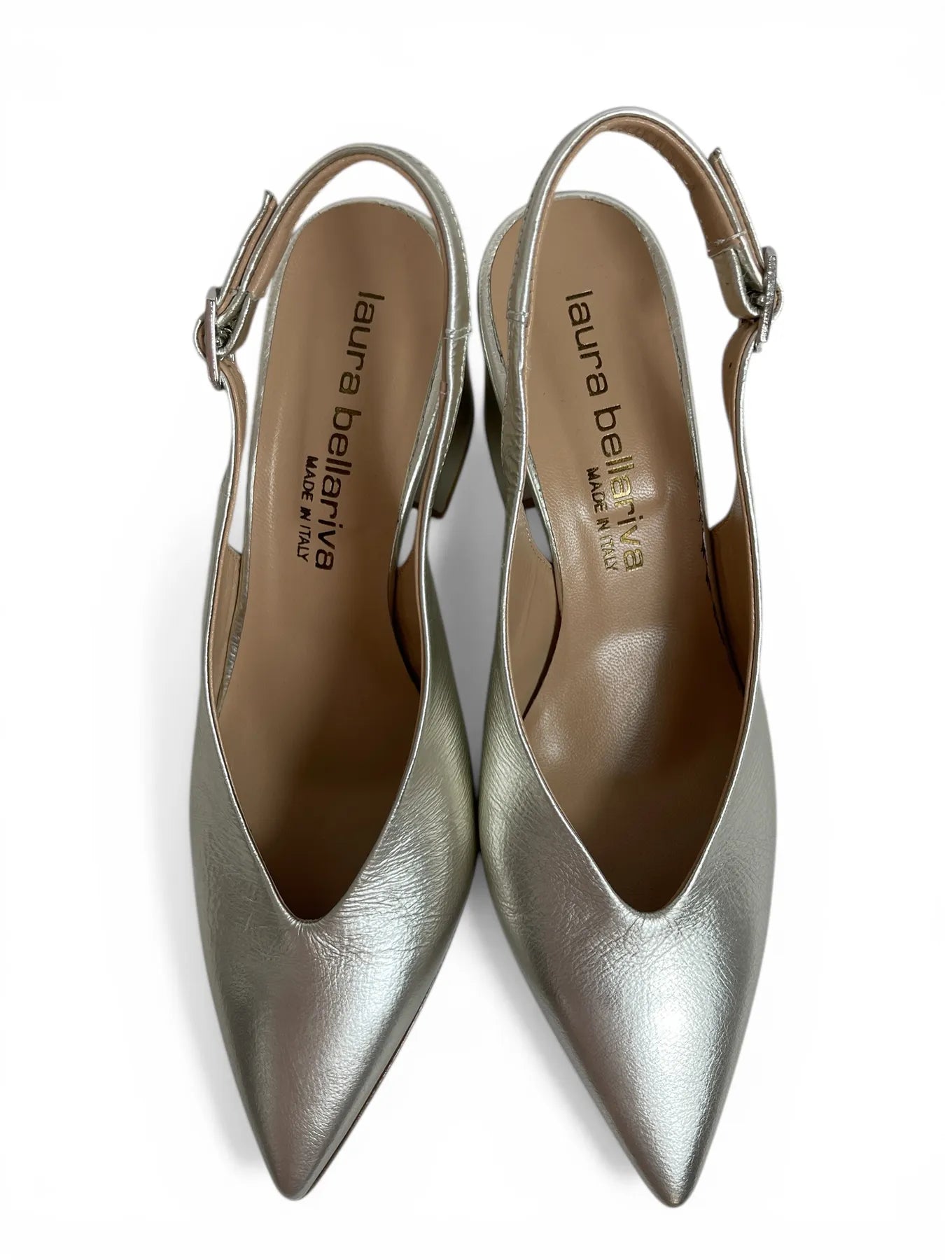 Laura Bellariva 2100 PEGASO SLINGPUMPS FROZEN SILBER